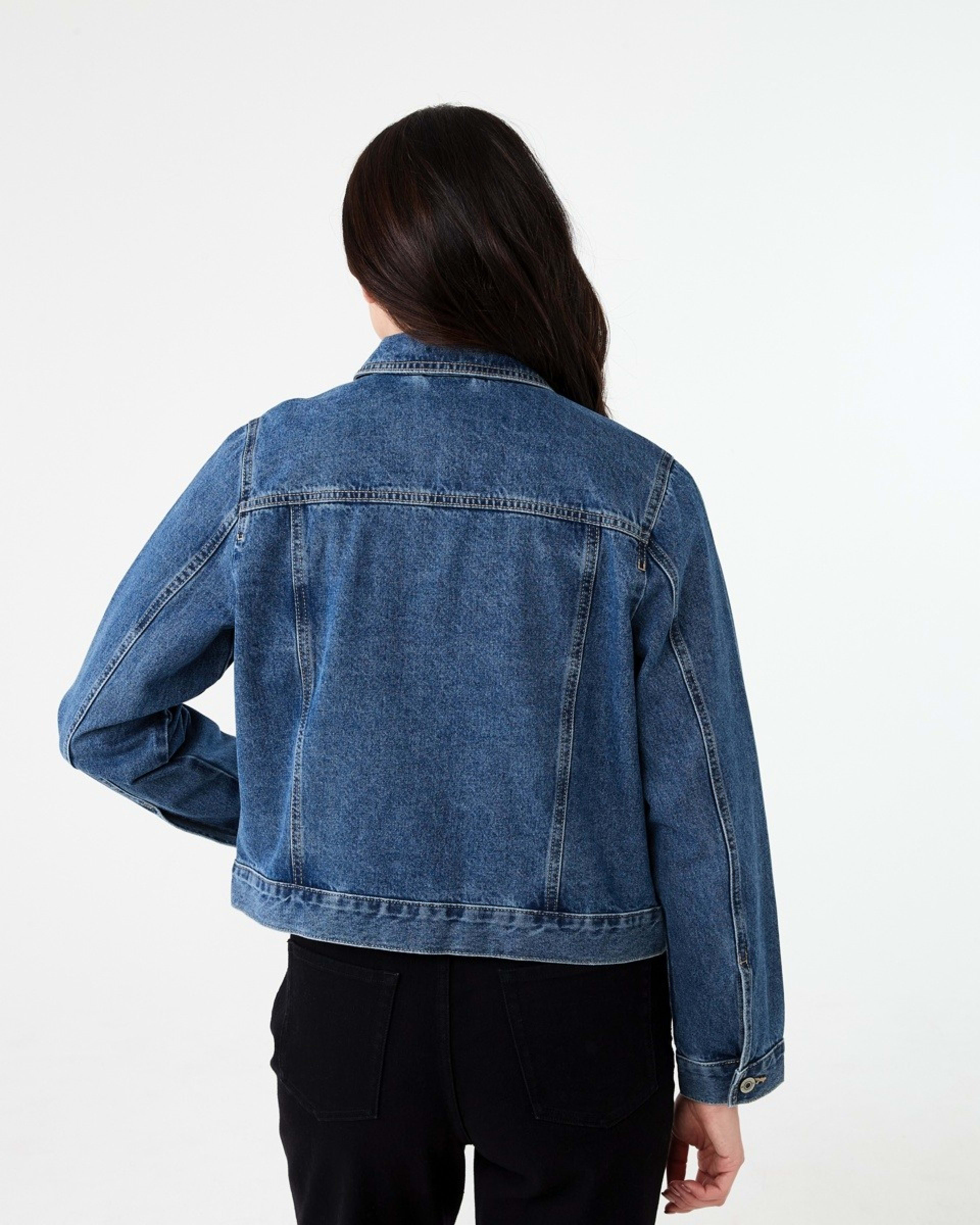 4 Denim Jacket Dark Wash, 4 of 7