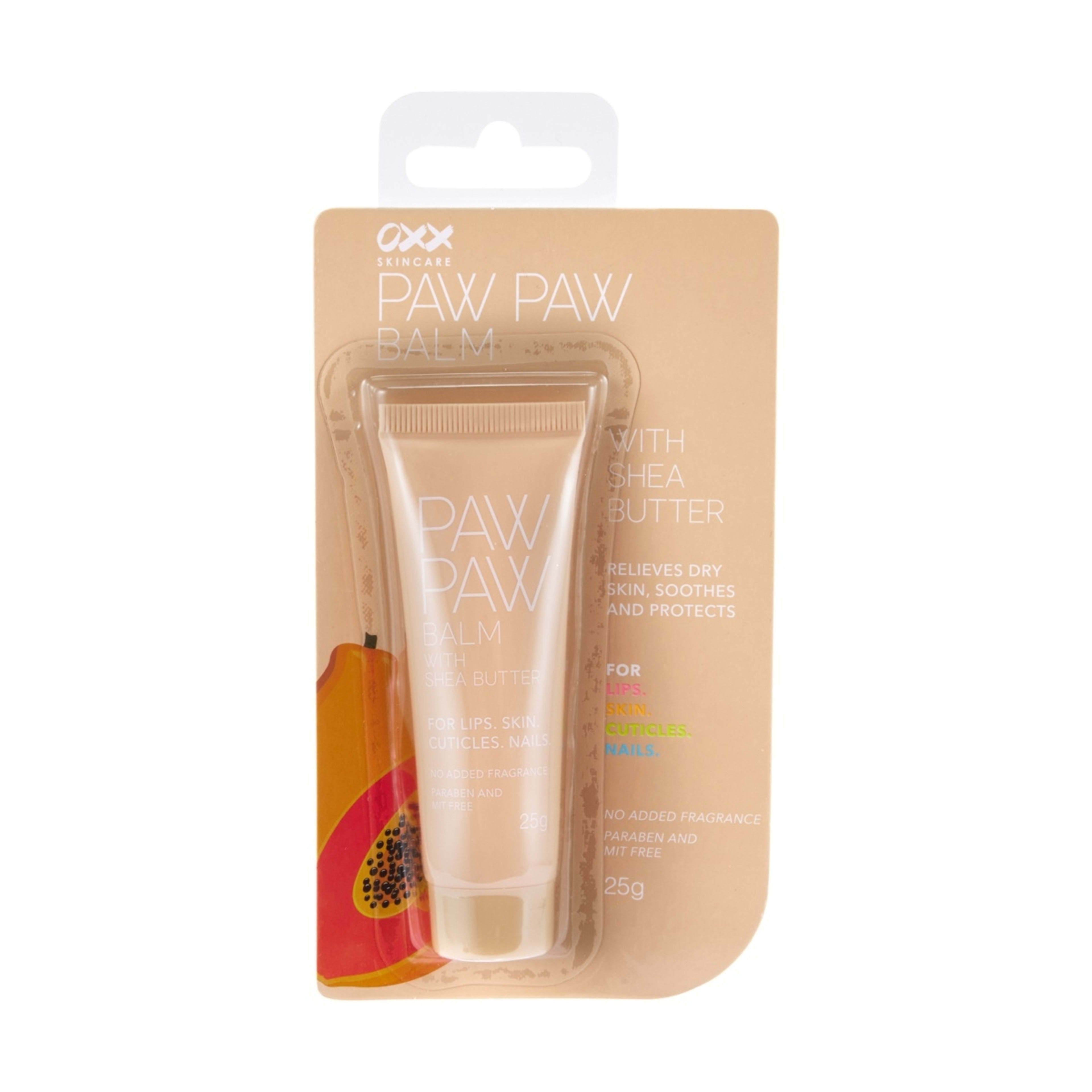 1 OXX Skincare Paw Paw Balm 25g - Shea Butter