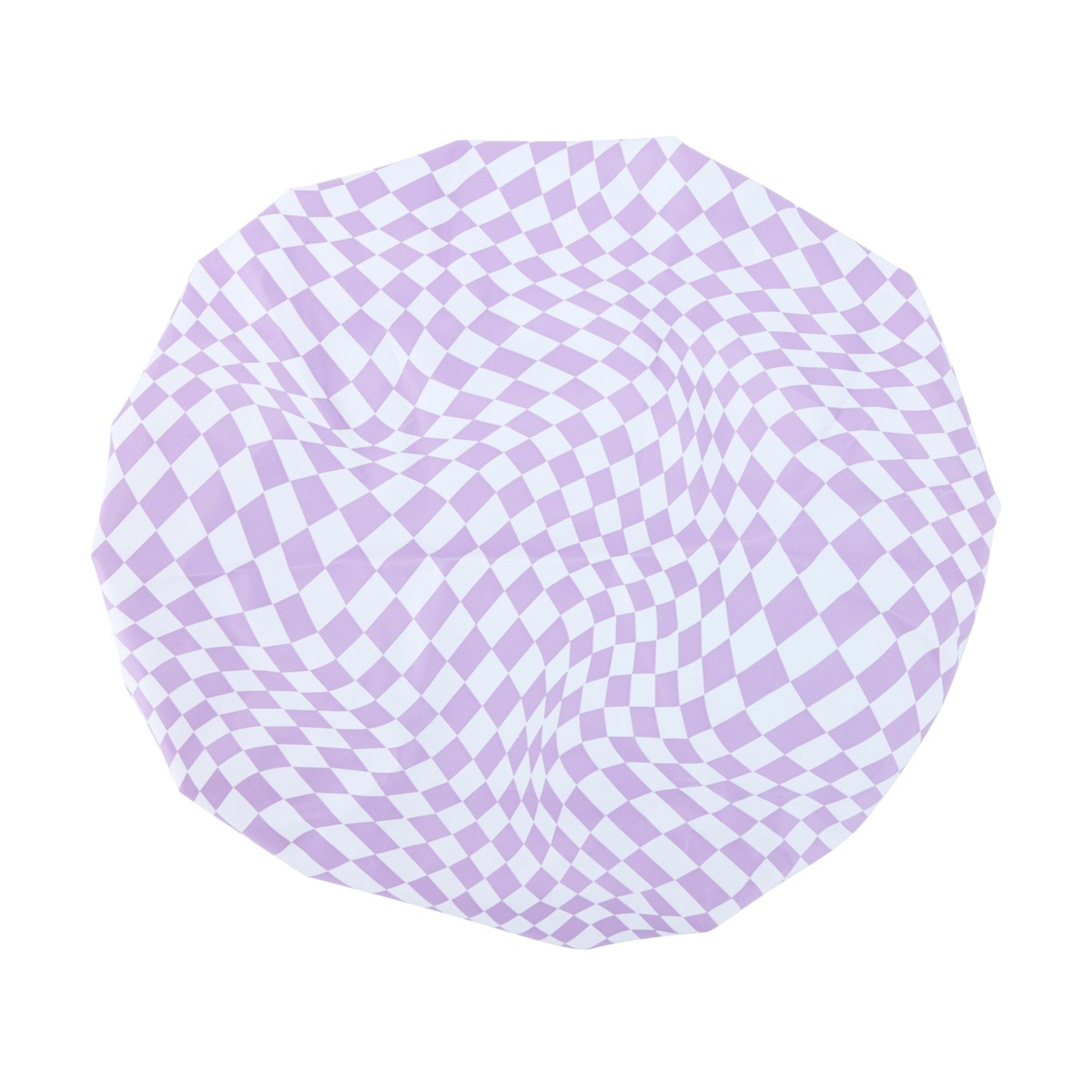 1 OXX Bodycare Shower Cap - Wavy Check