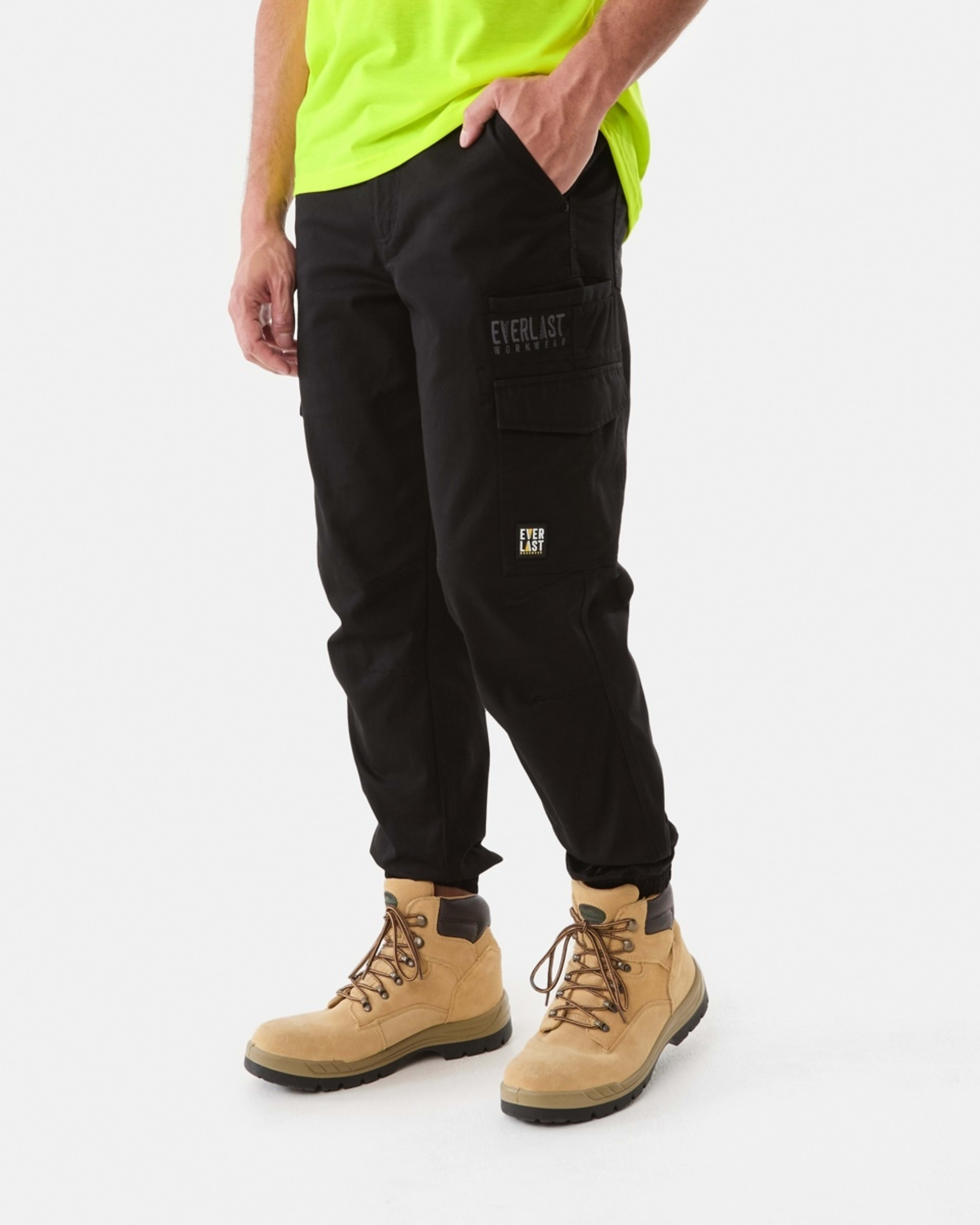 2 Everlast Work Canvas Joggers BLACK, 2 of 7