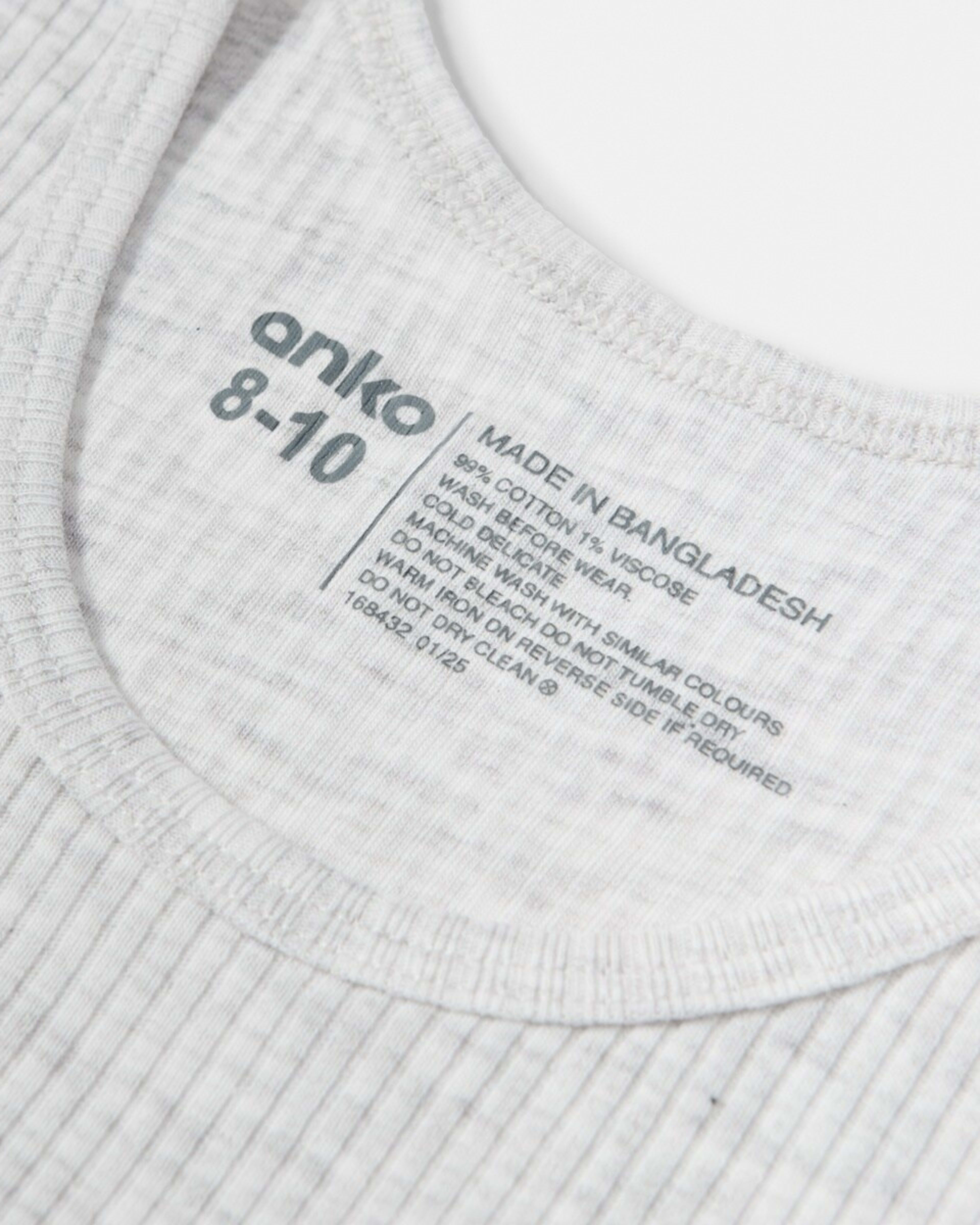7 3 Pack Super Soft Singlets Blu Multi, 7 of 9