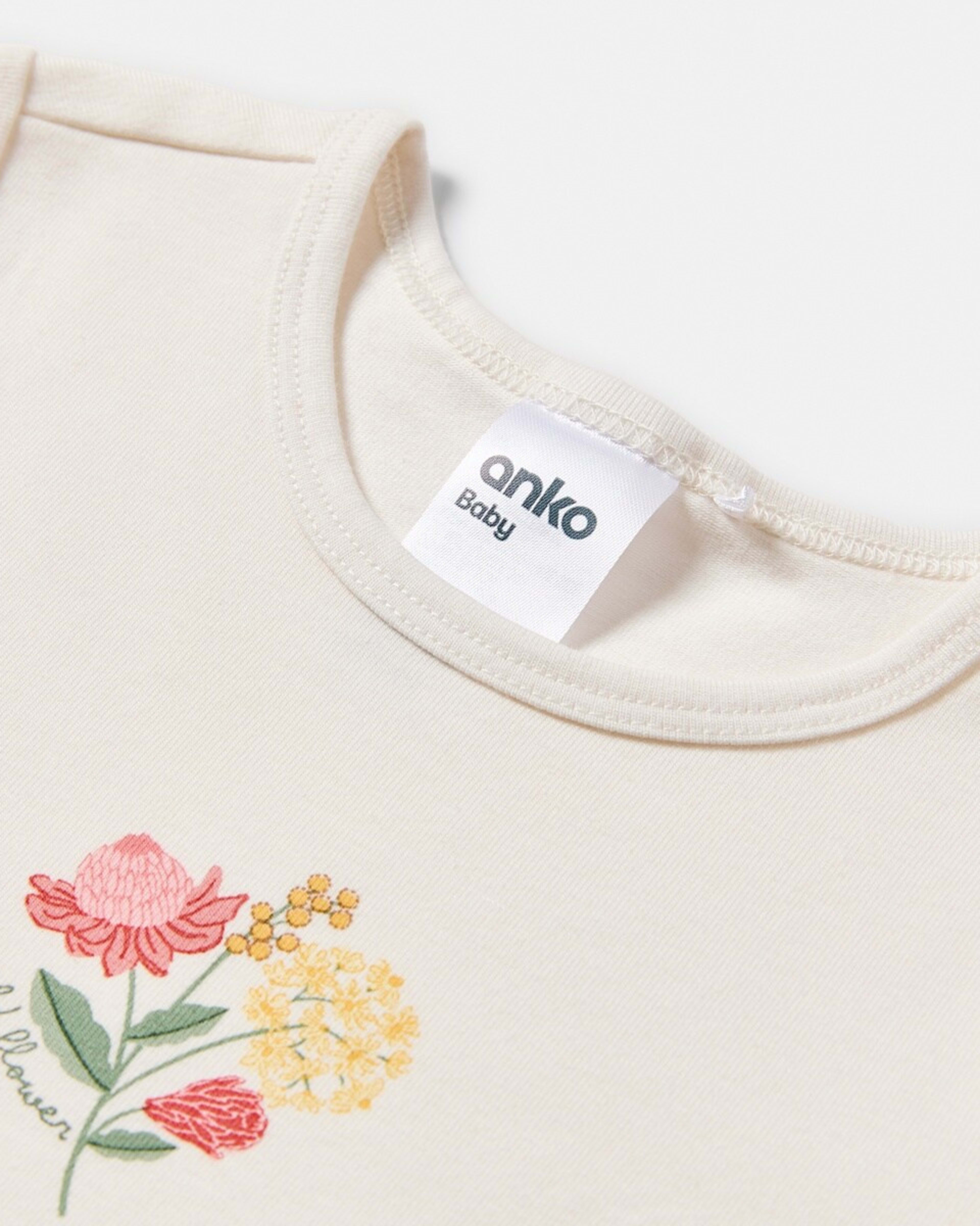 6 3 Pack Short Sleeve Print Bodysuits NATIVE FLORAL, 6 of 8