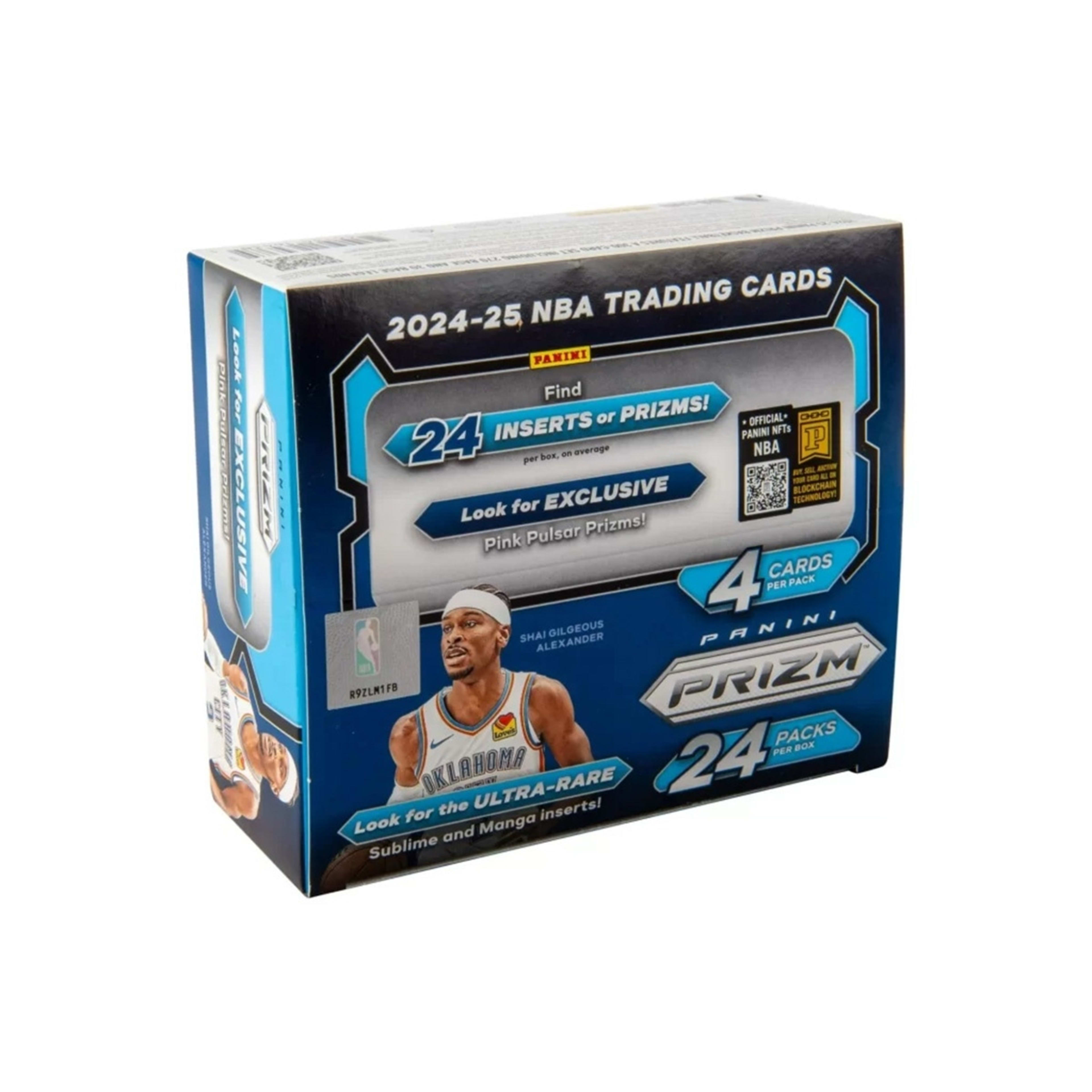 1 4 Pack Panini Prizm 2024-25 NBA Trading Cards