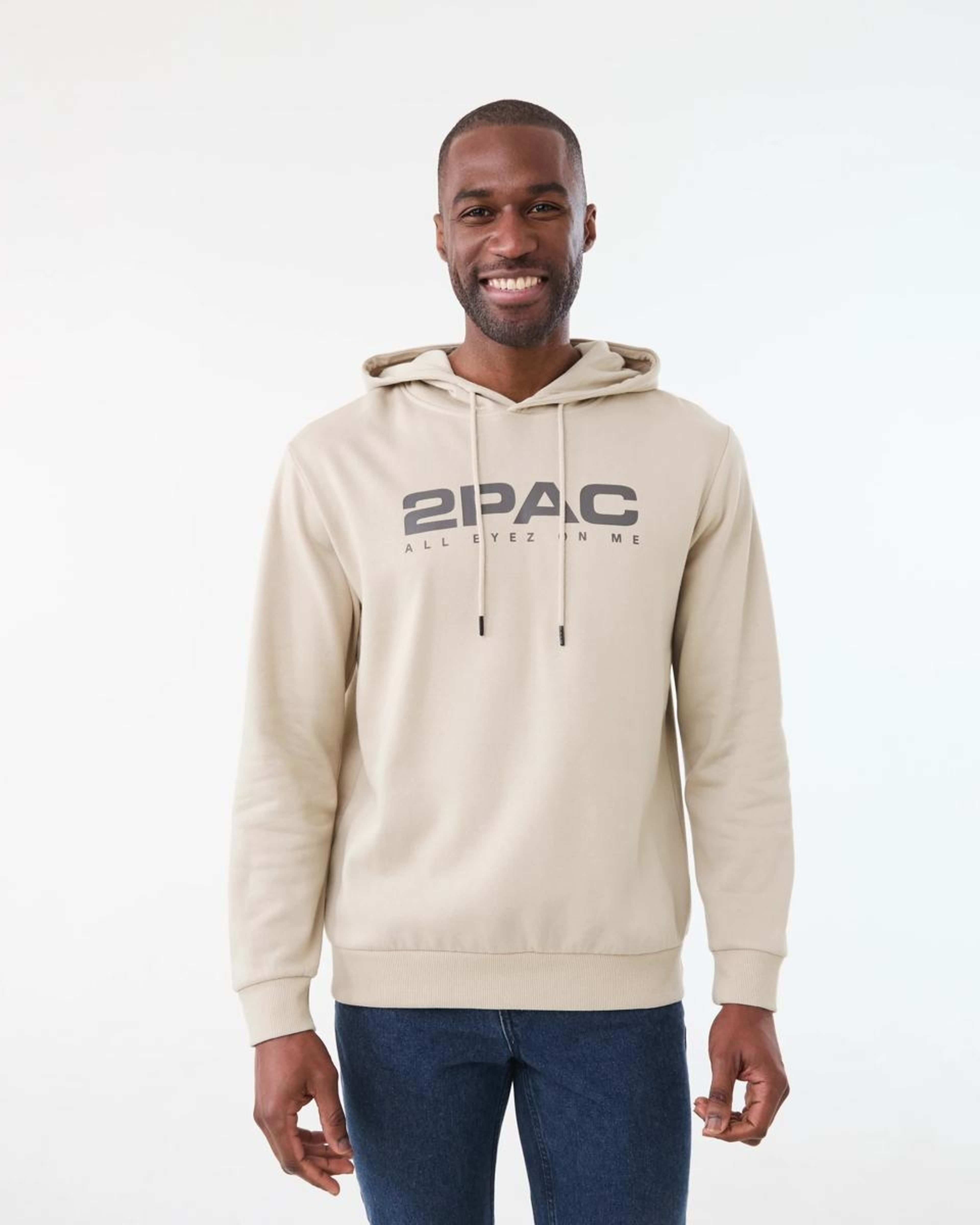 1 Tupac License Hoodie NEUTRAL