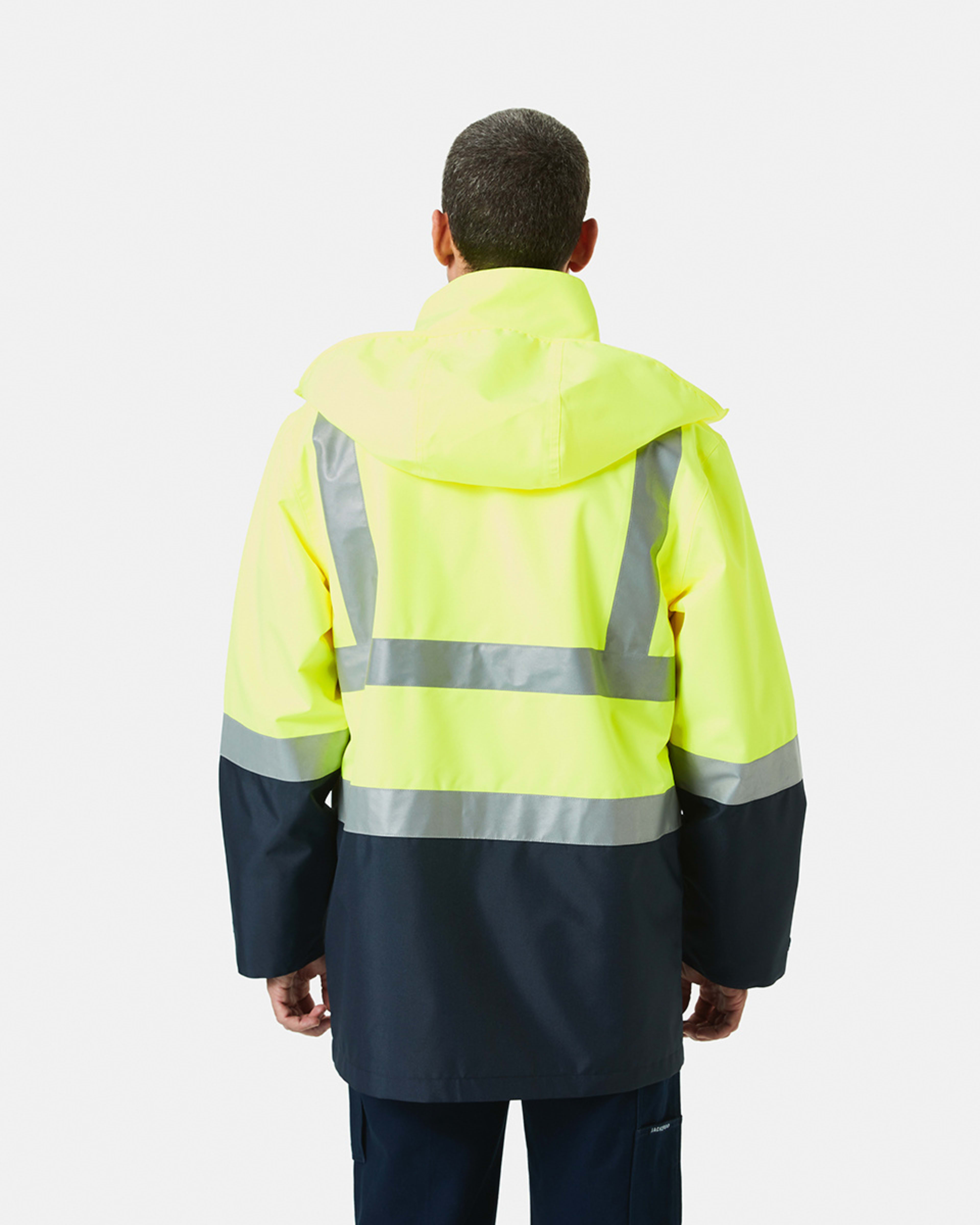 Workwear HiVisibility Wet Weather Jacket Kmart