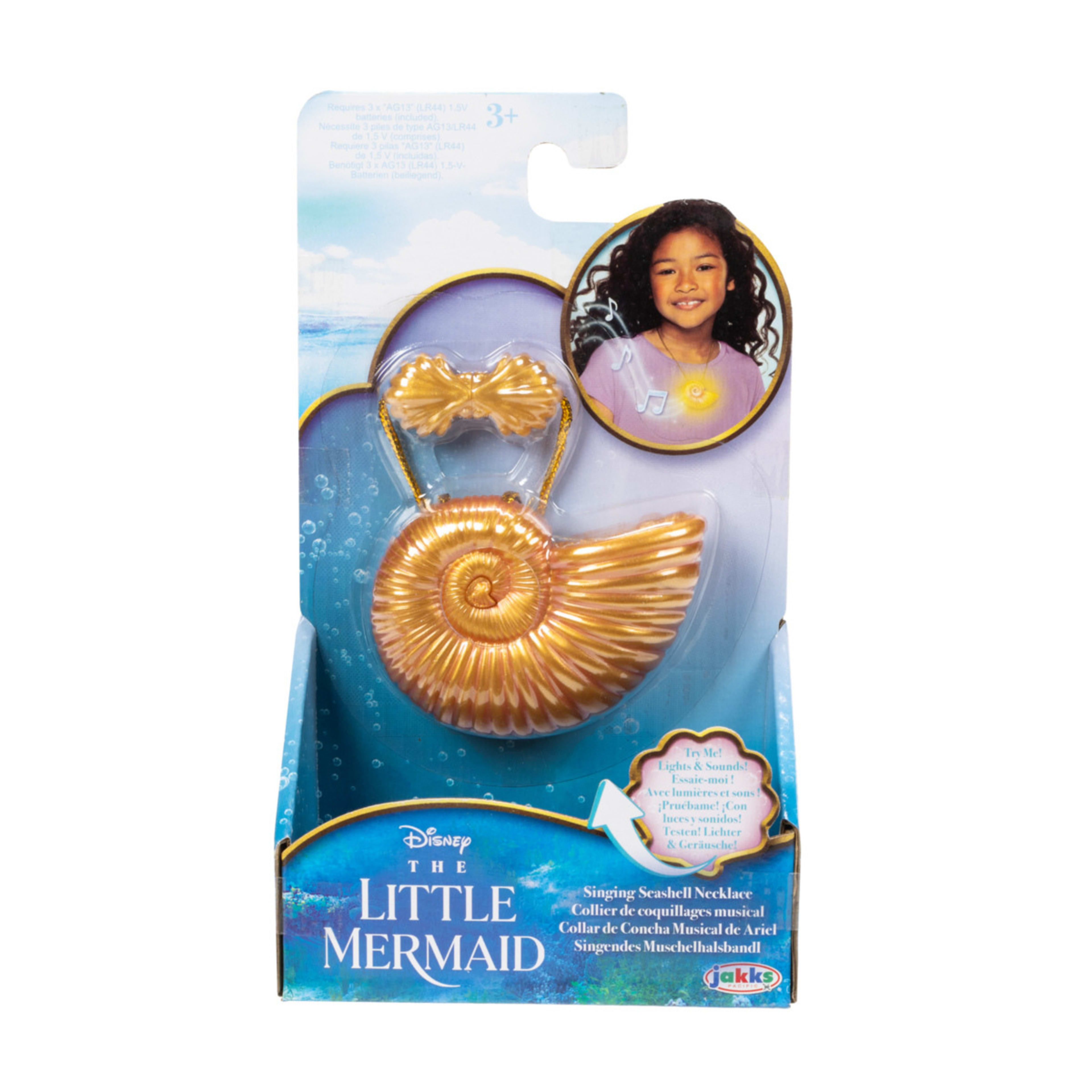 Disney The Little Mermaid Singing Seashell Necklace Kmart