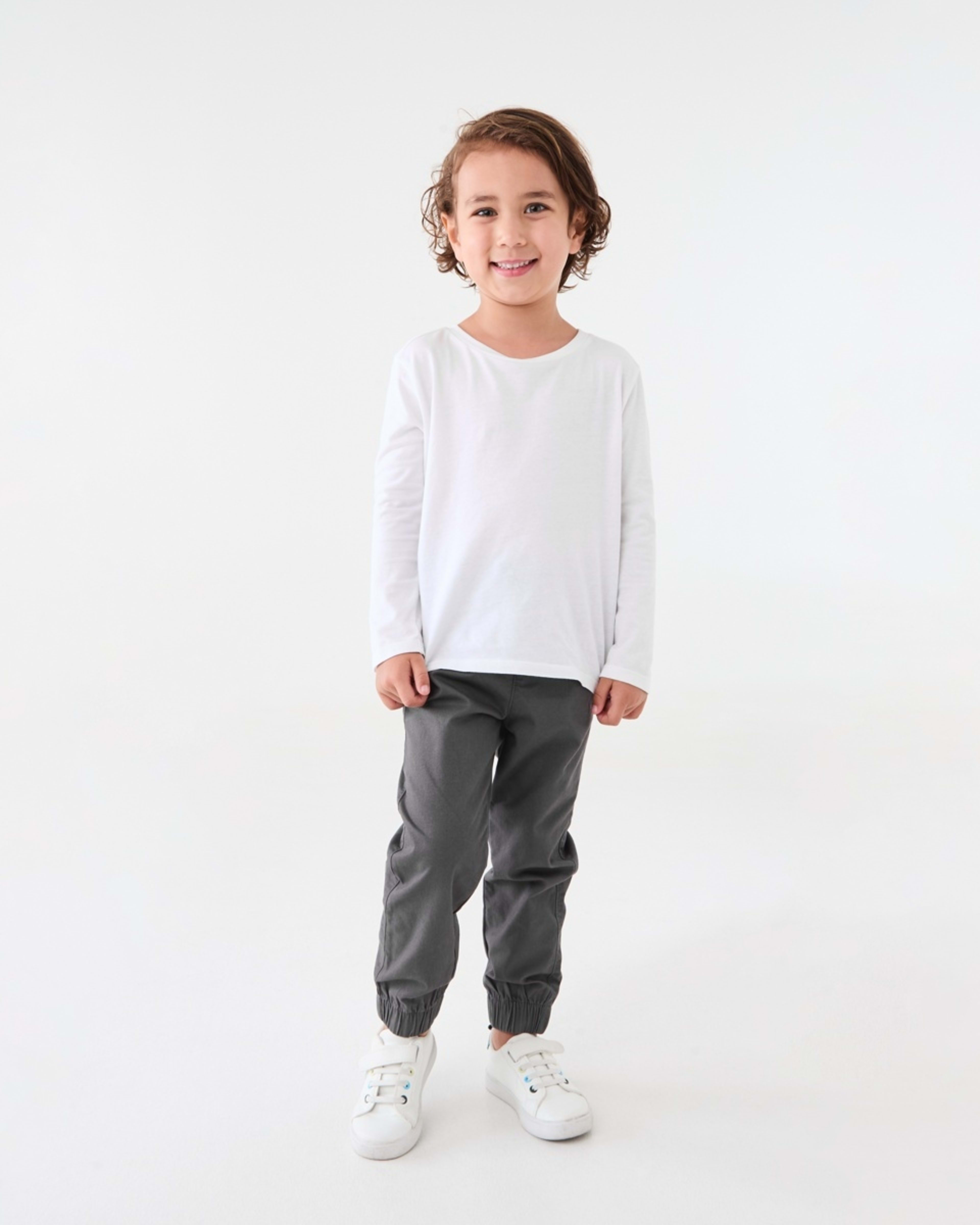 4 Cuffed Chino Pants DARK MAGNET, 4 of 7