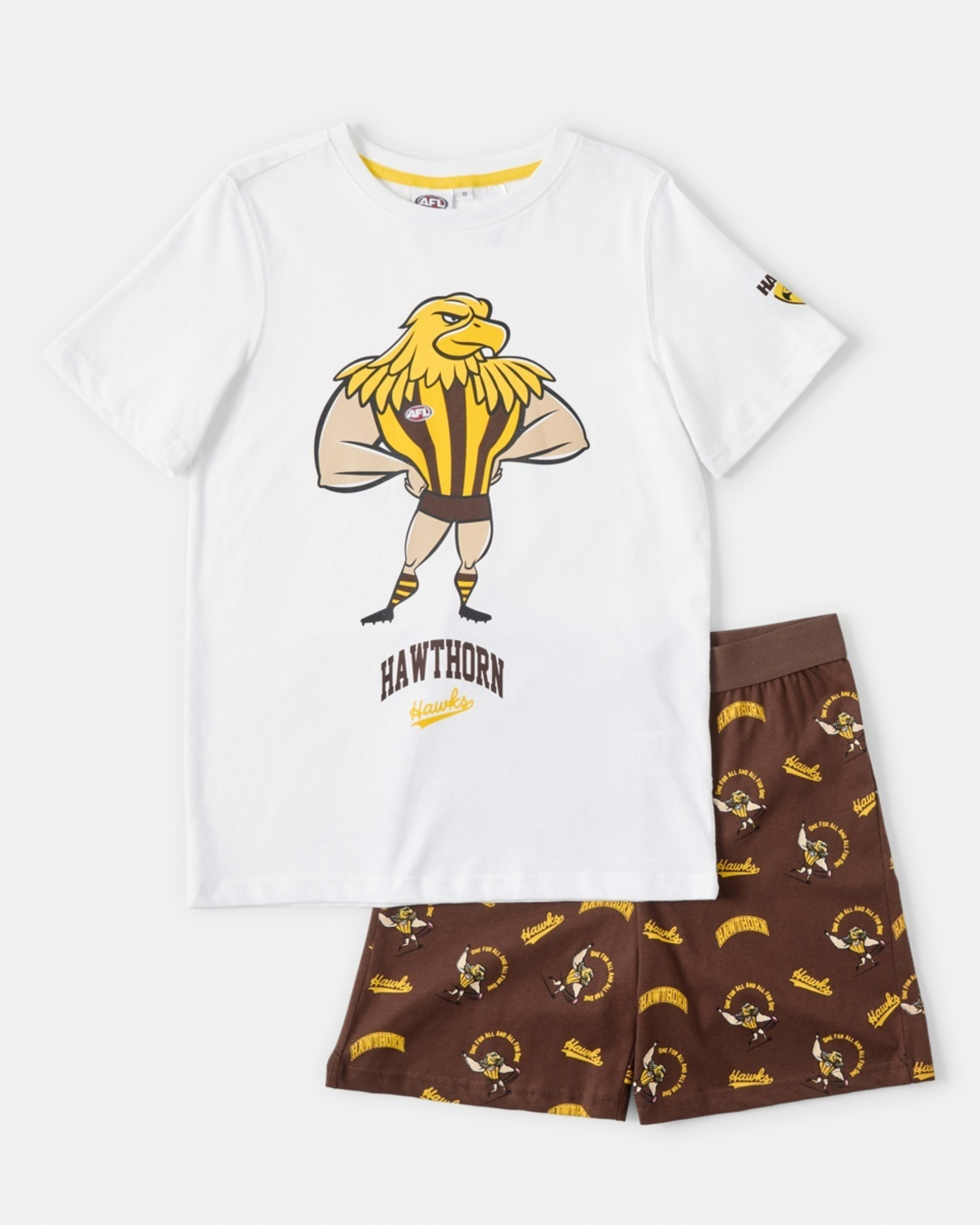 7 Active Kids AFL Pyjama Set Hawthorn, 7 of 10