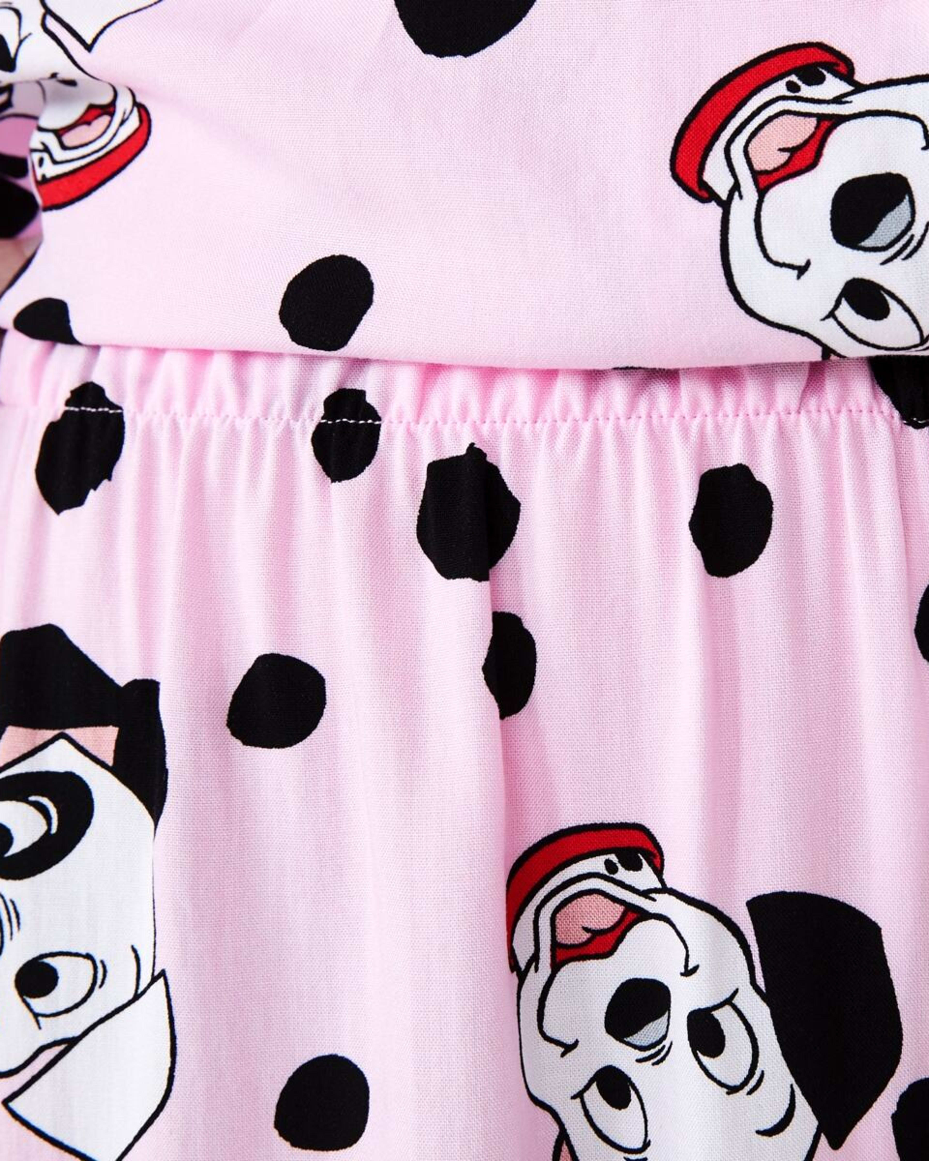 8 101 Dalmatians License Long Sleeve Top and Pants Woven Pyjama Set 101 DALMATIANS PINK LADY, 8 of 8