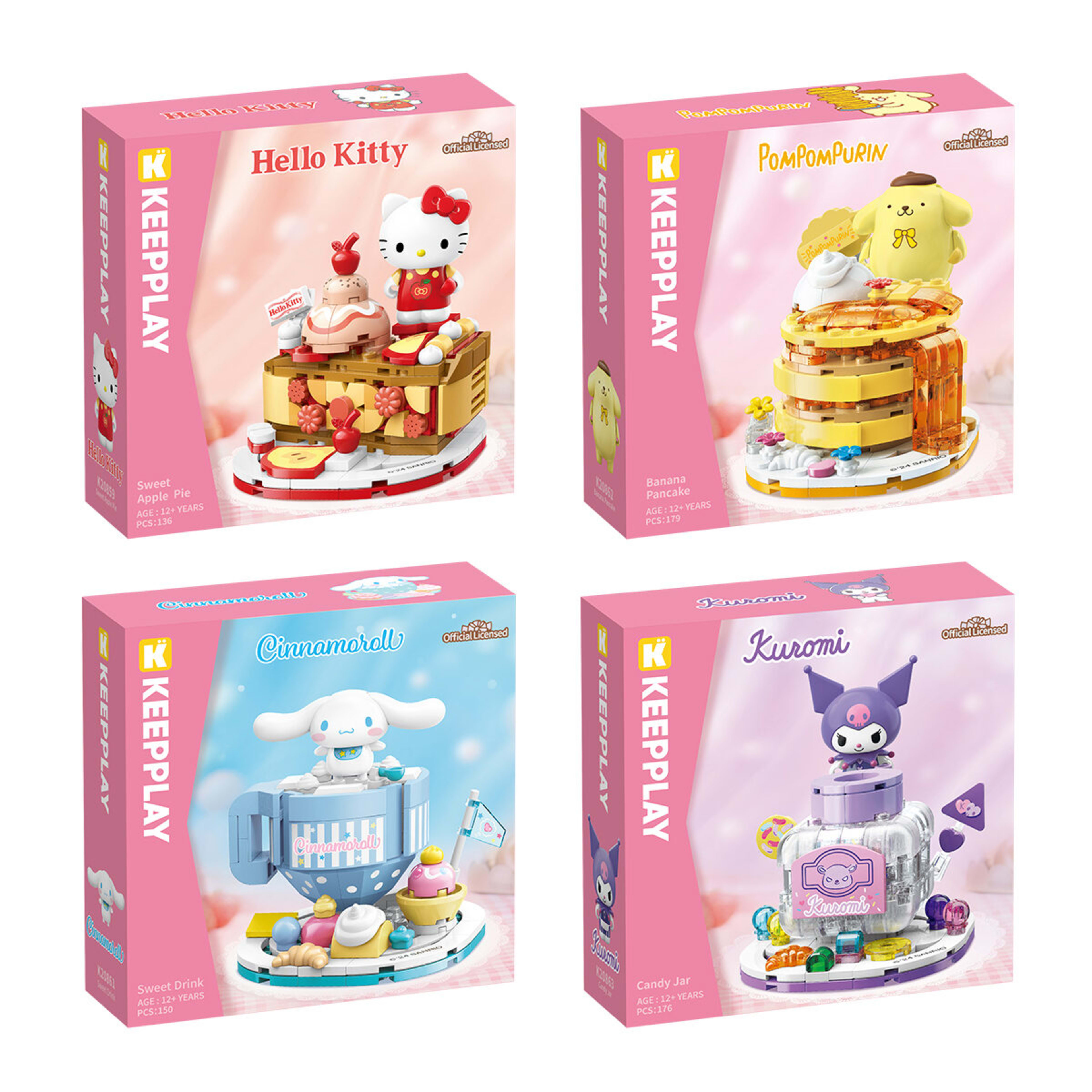 1 Keepplay Hello Kitty Sanrio Characters Food Party Series Playset - Assorted