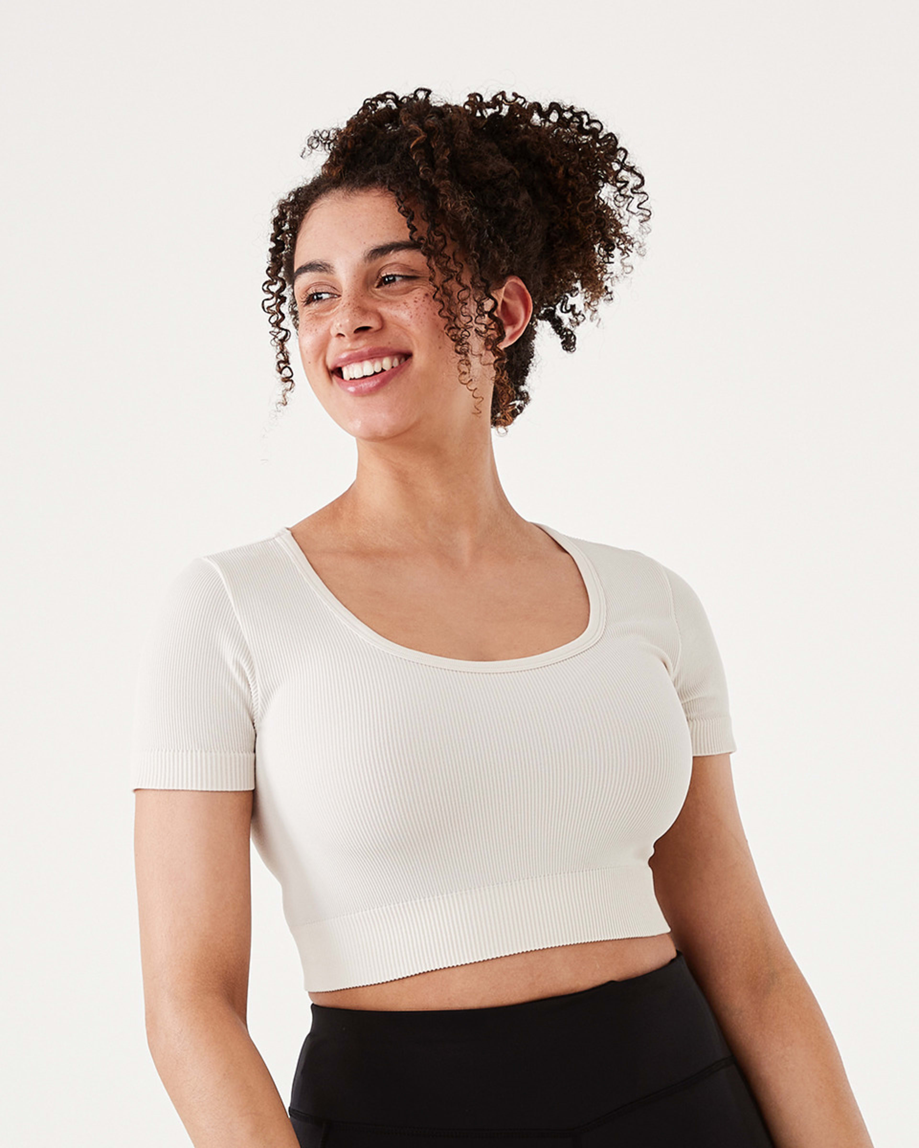 Active Womens Seamfree Rib Tshirt Kmart