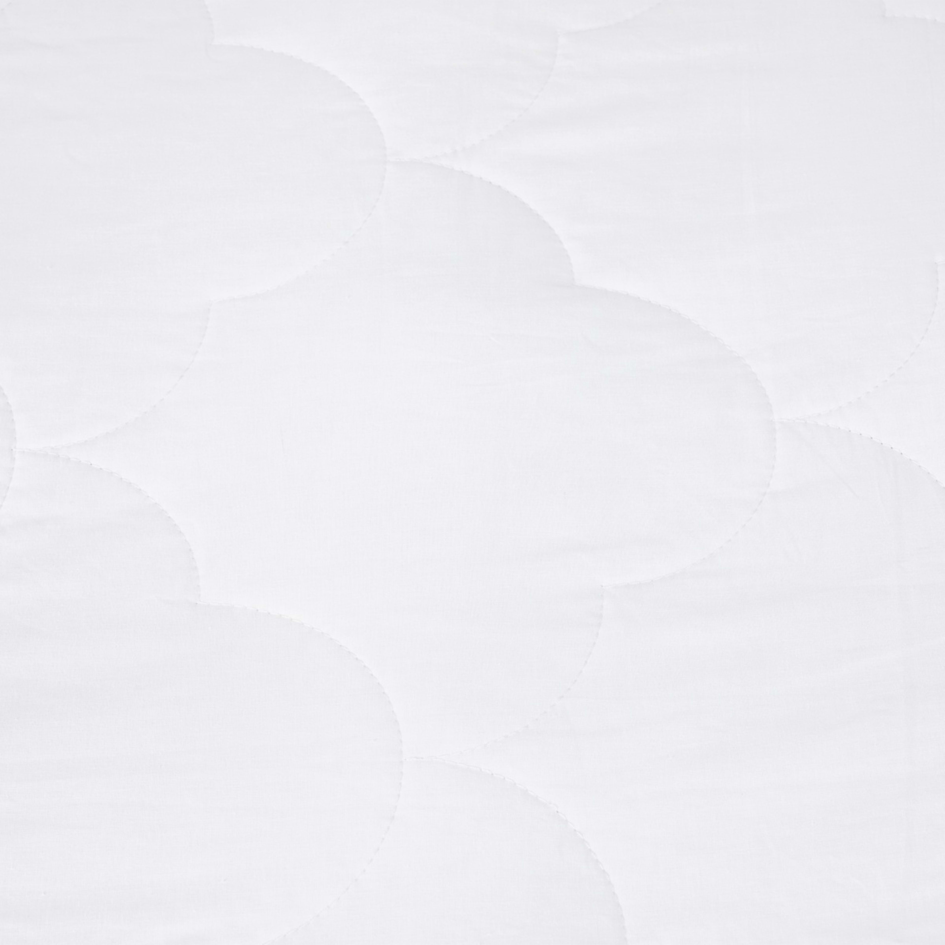 3 Low Warmth Summer Cotton Quilt - Double Bed, White, 3 of 4