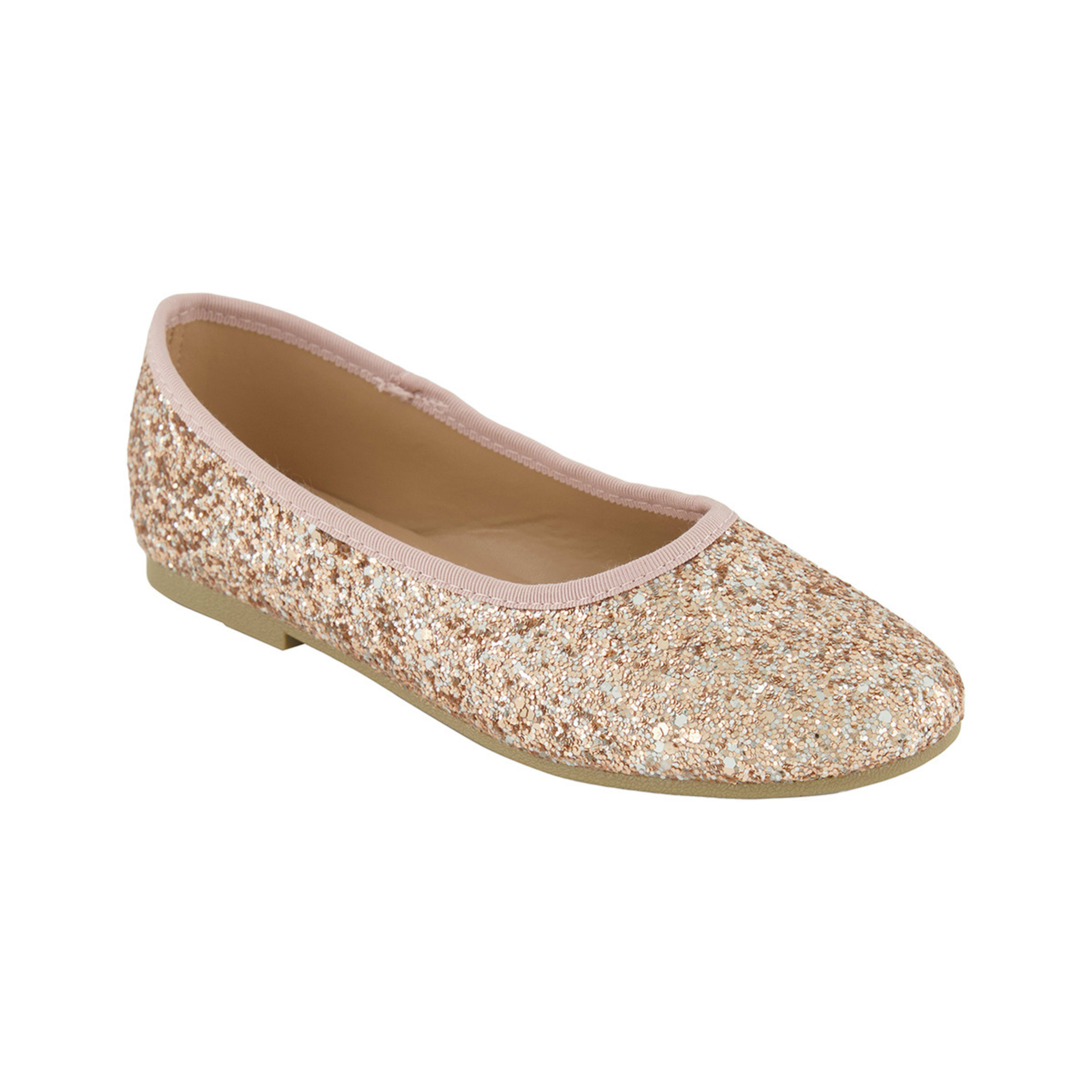 1 Senior Glitter Flats Rosegold, 1 of 5