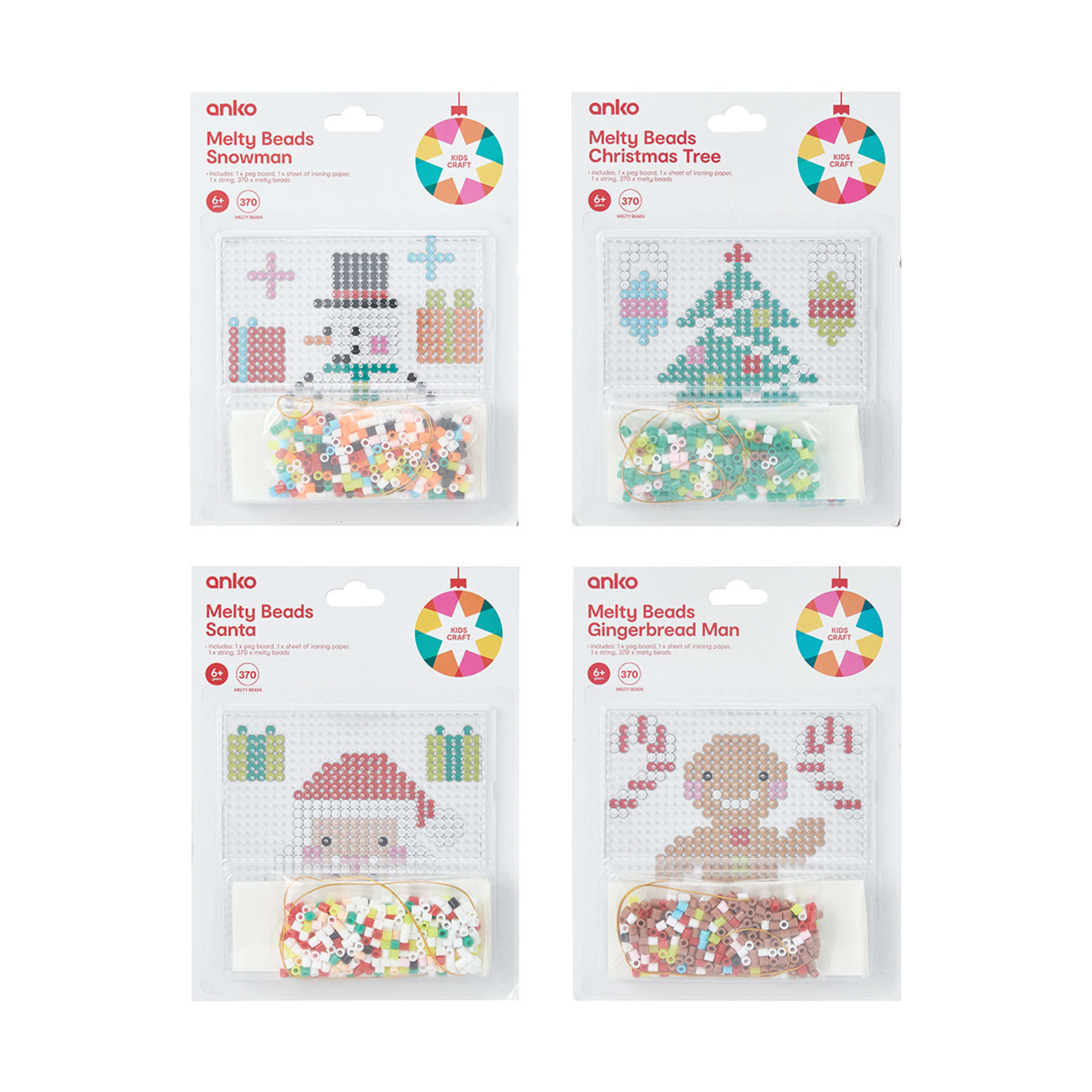 370 Piece Melty Beads Kit Assorted Kmart