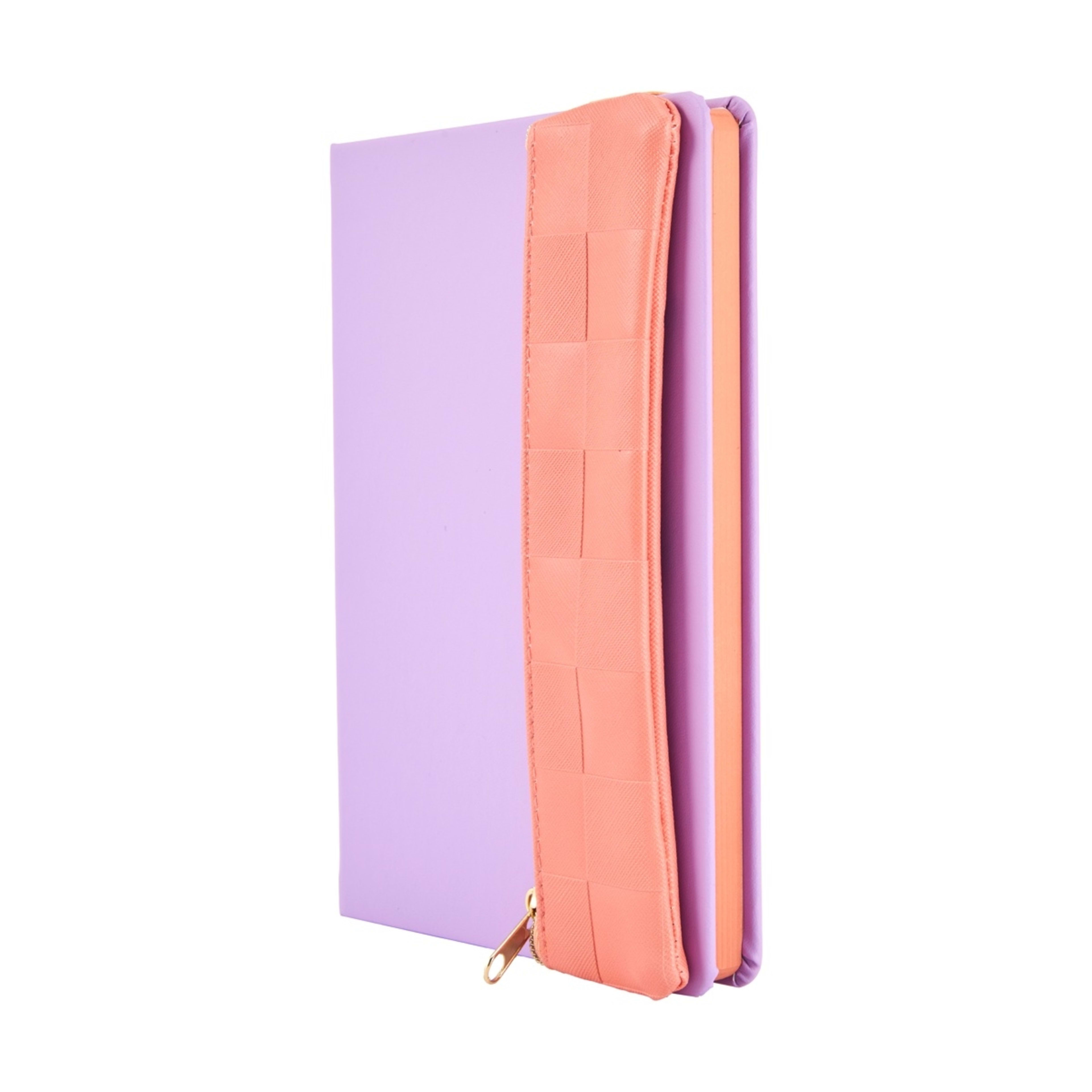 3 Journal and Pencil Case Set - Purple and Orange, 3 of 4