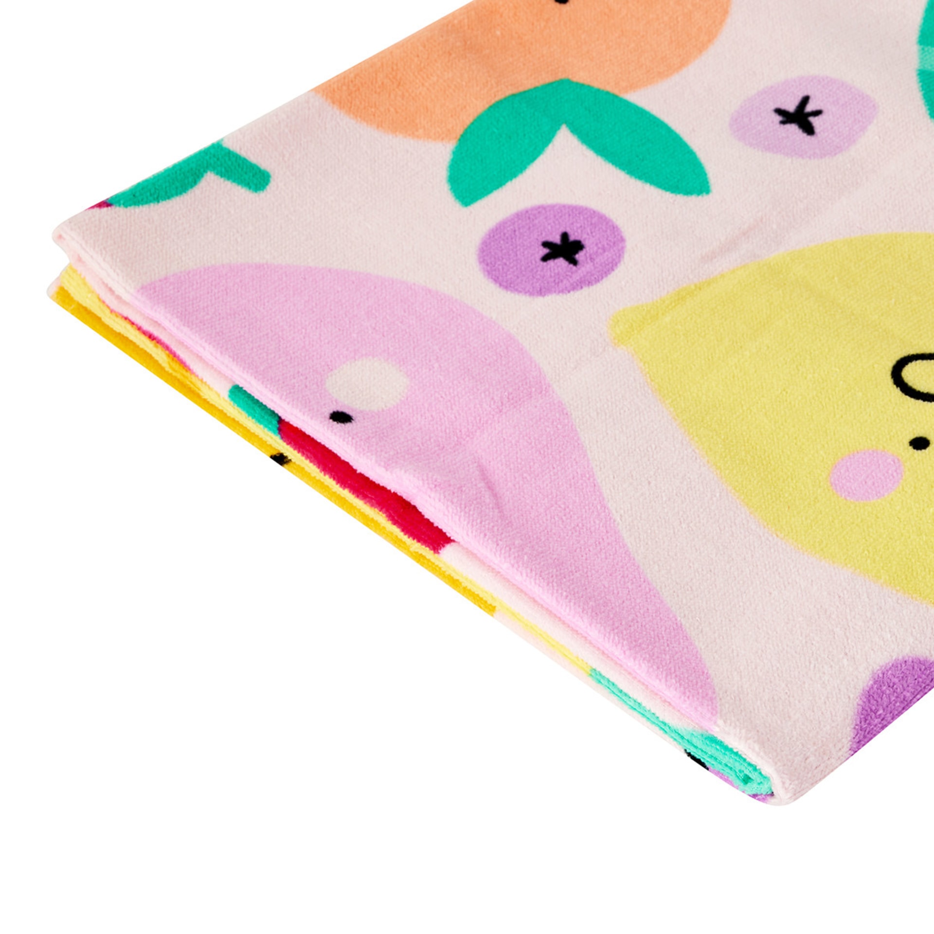 Cotton Velour Kids Beach Towel Fruits Kmart