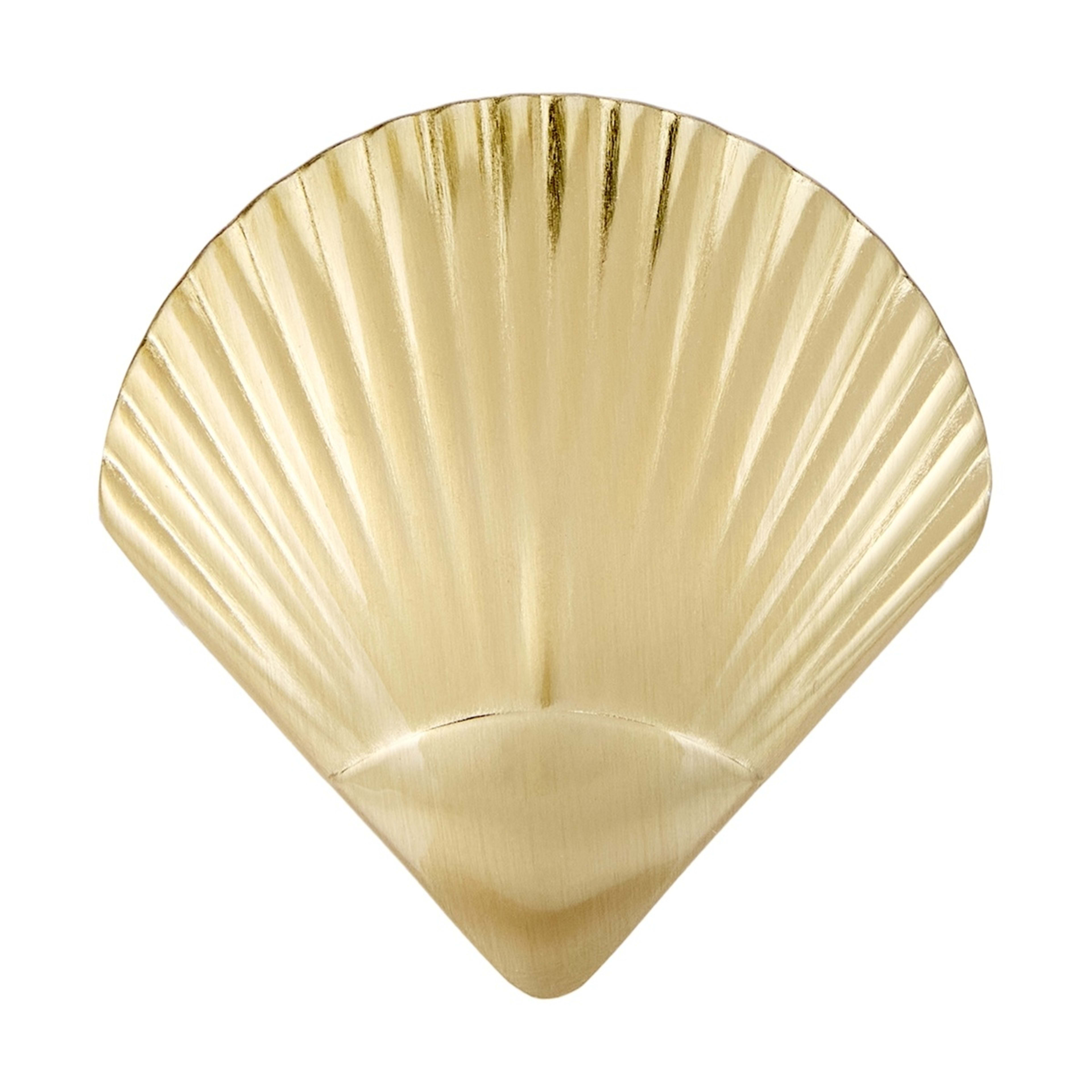 4 2 Pack Shell Handles - Gold Look, 4 of 6