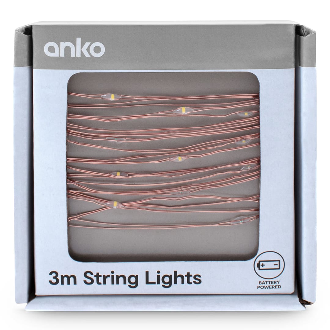3m String Lights Kmart