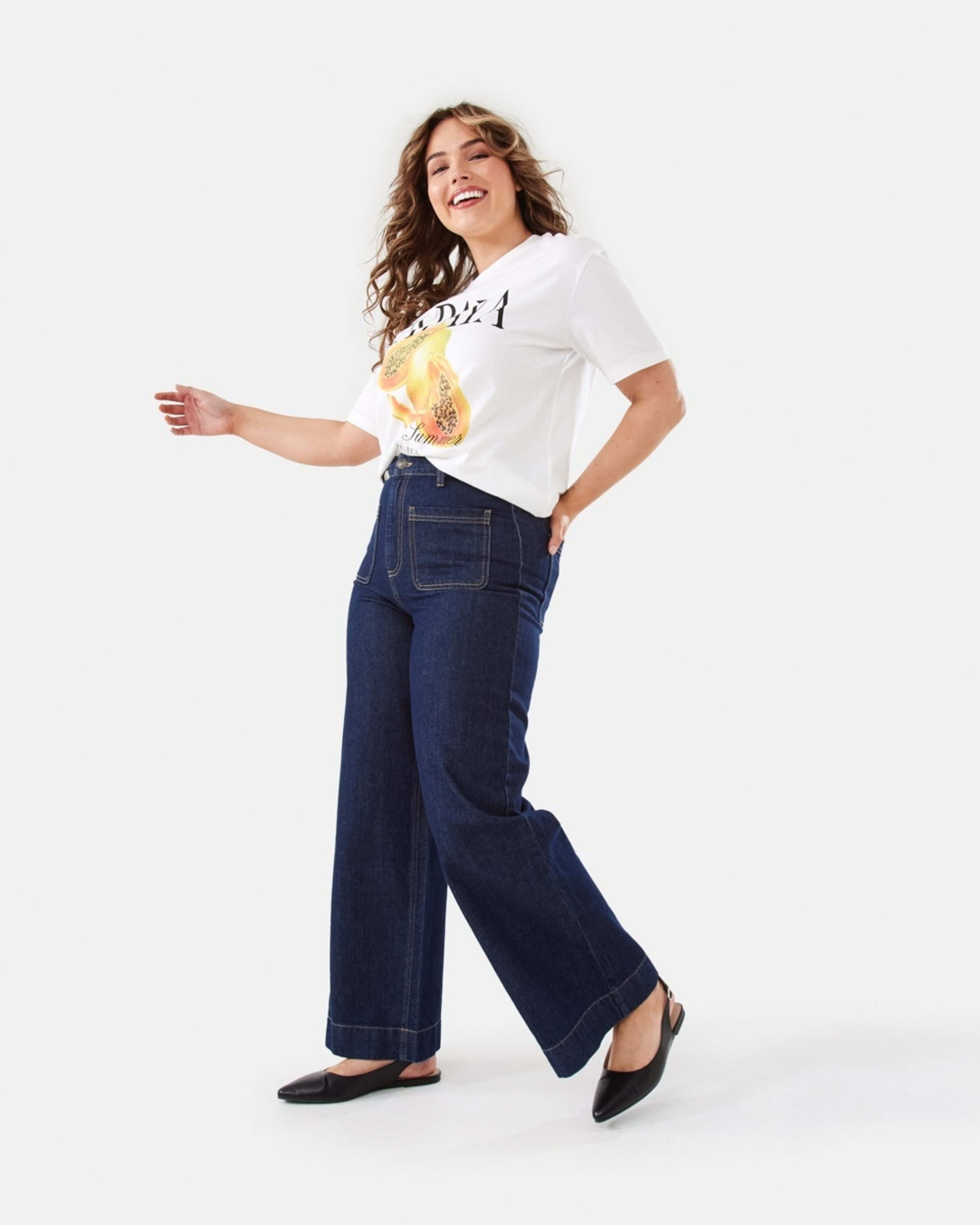 3 Wide Leg Pocket Jeans INDIGO, 3 of 10