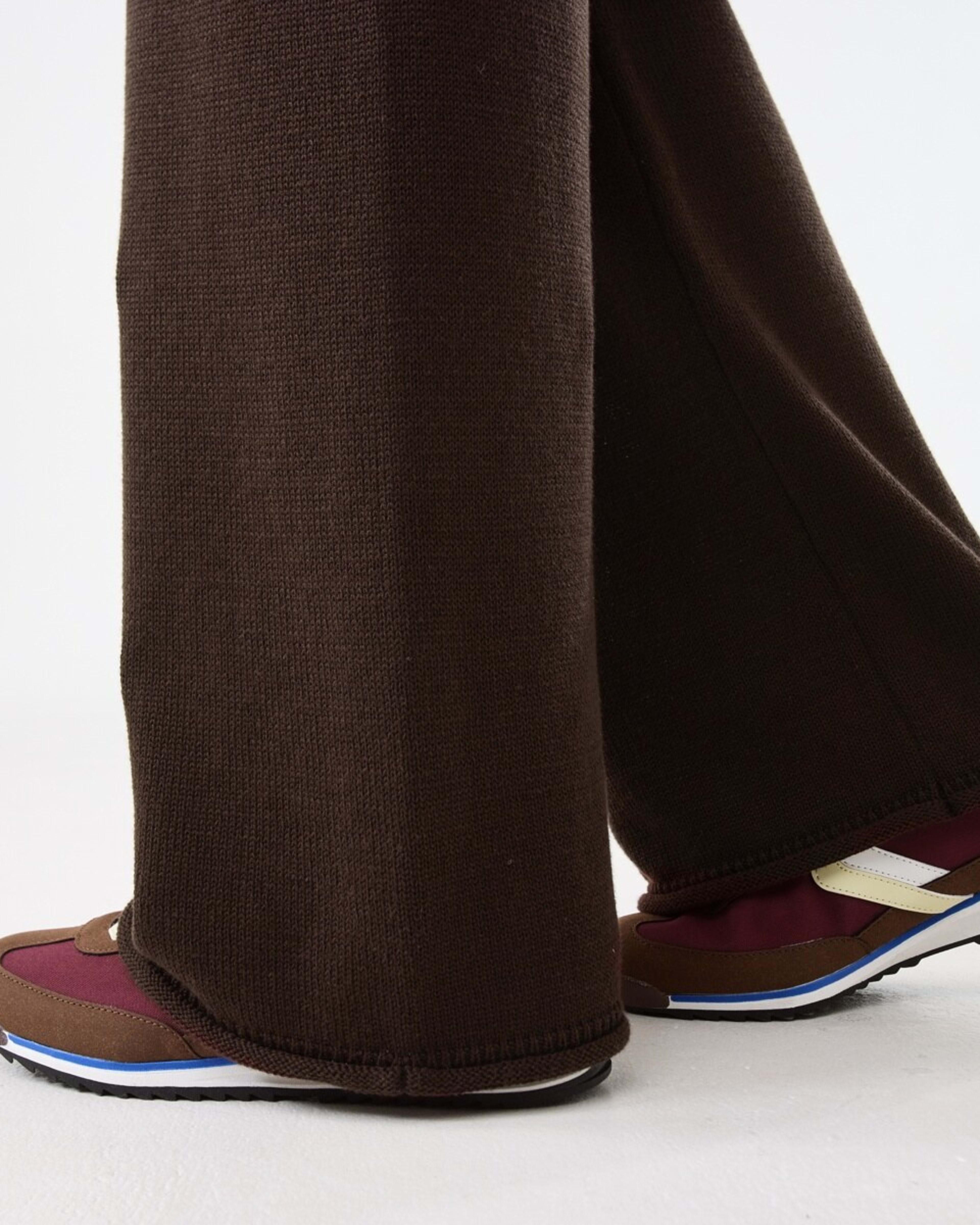 6 Rolled Up Hem True Knit Pants Melt Brown, 6 of 6