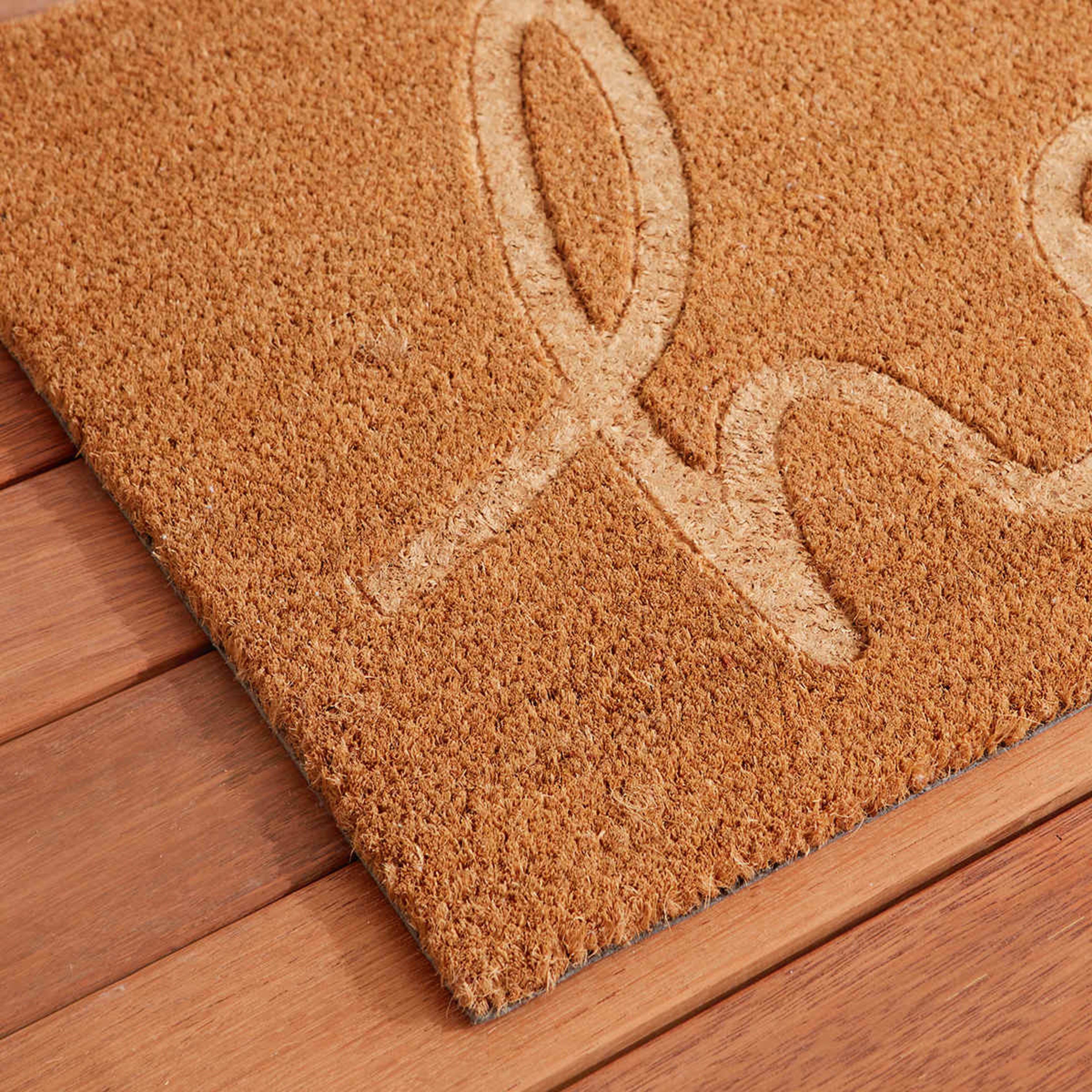 Hello Debossed Doormat Kmart