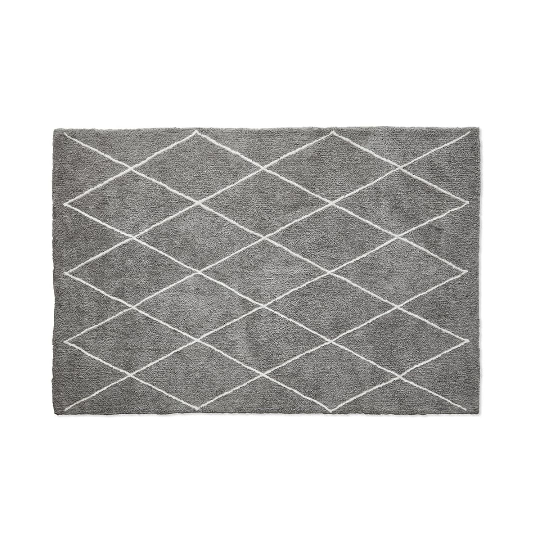 Trellis Rug Grey, Extra Large 270cm x 180cm Kmart