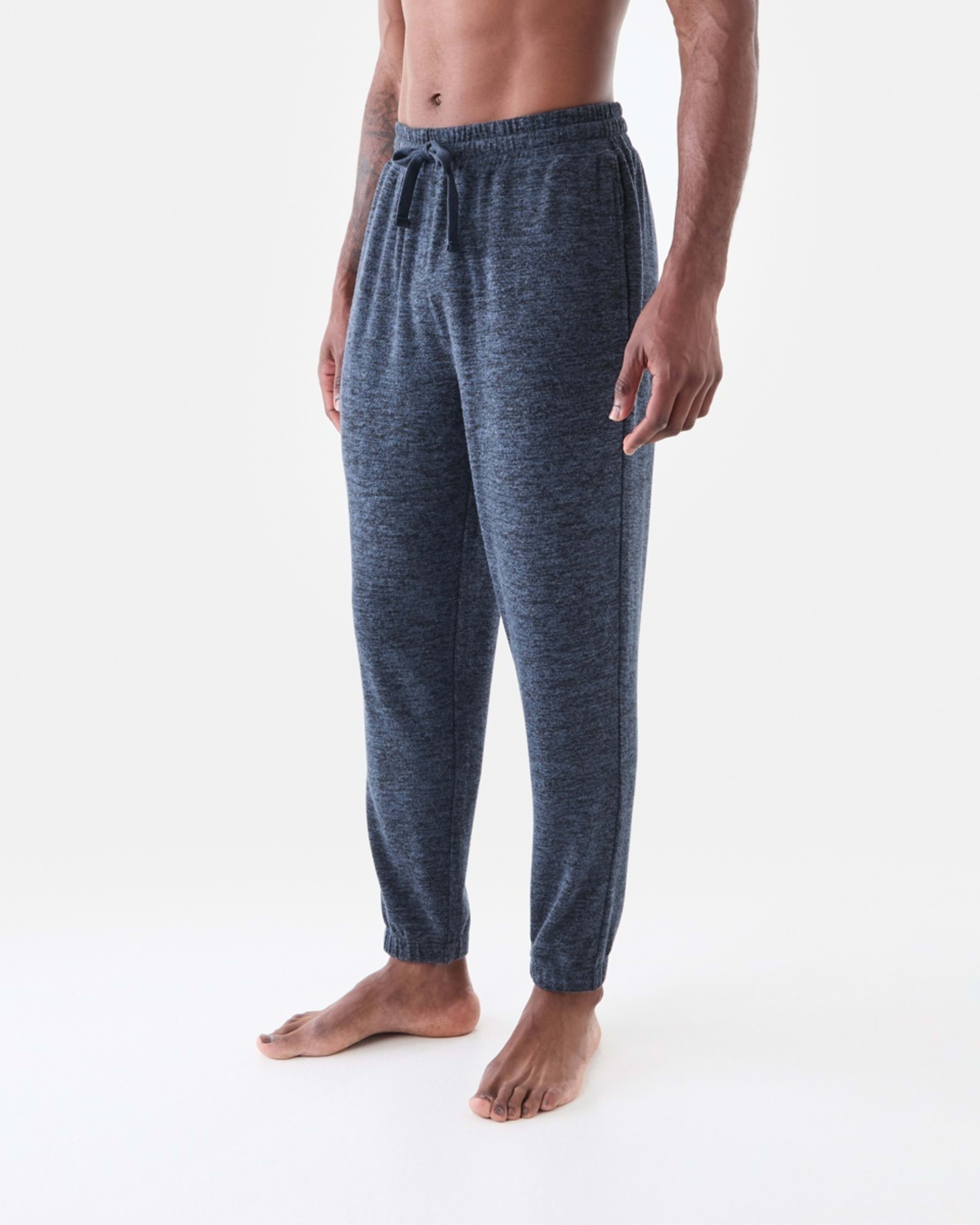 2 Brushed Slim Pants Navy Marle, 2 of 5