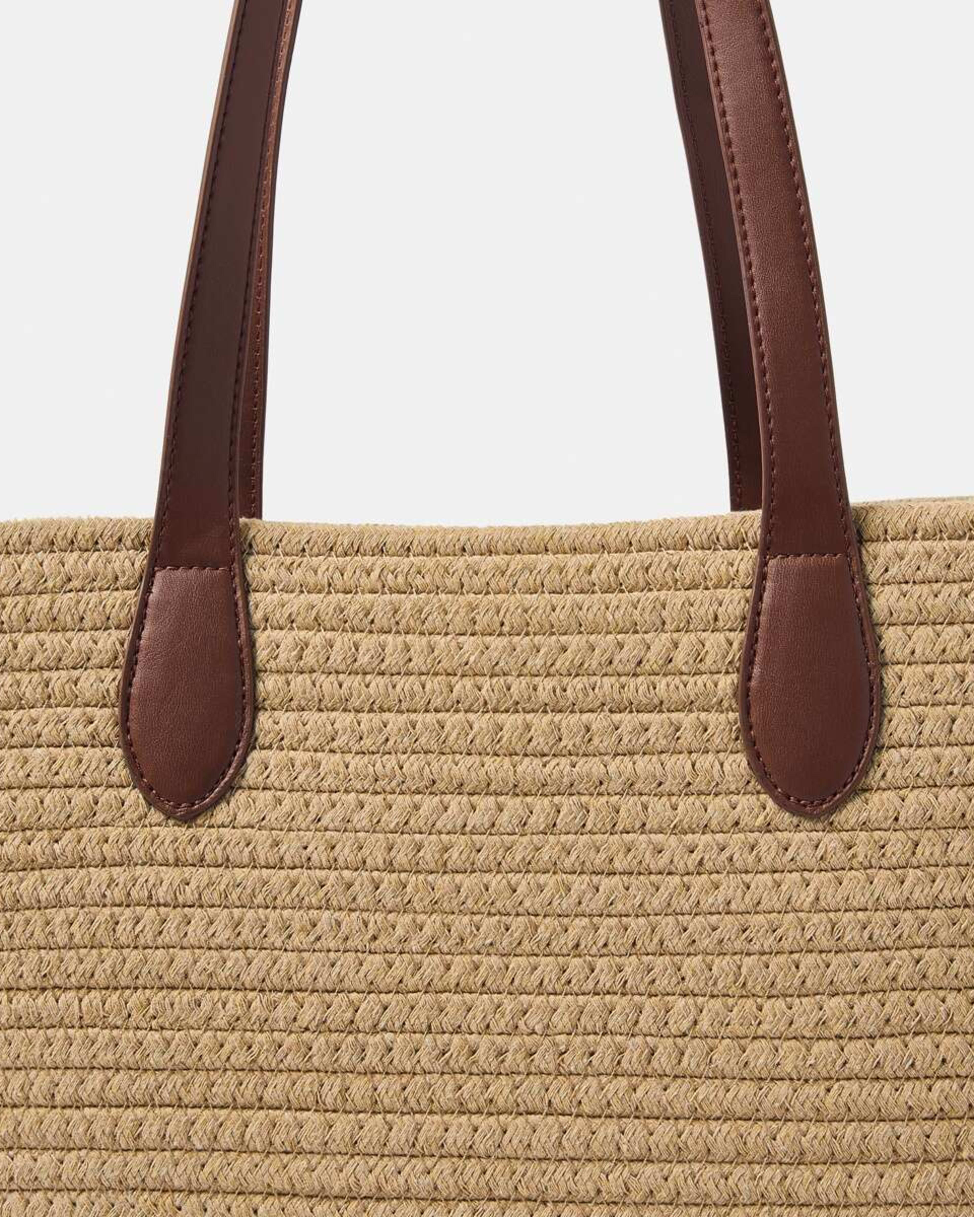 3 Rope Tote Bag NATURAL, 3 of 5