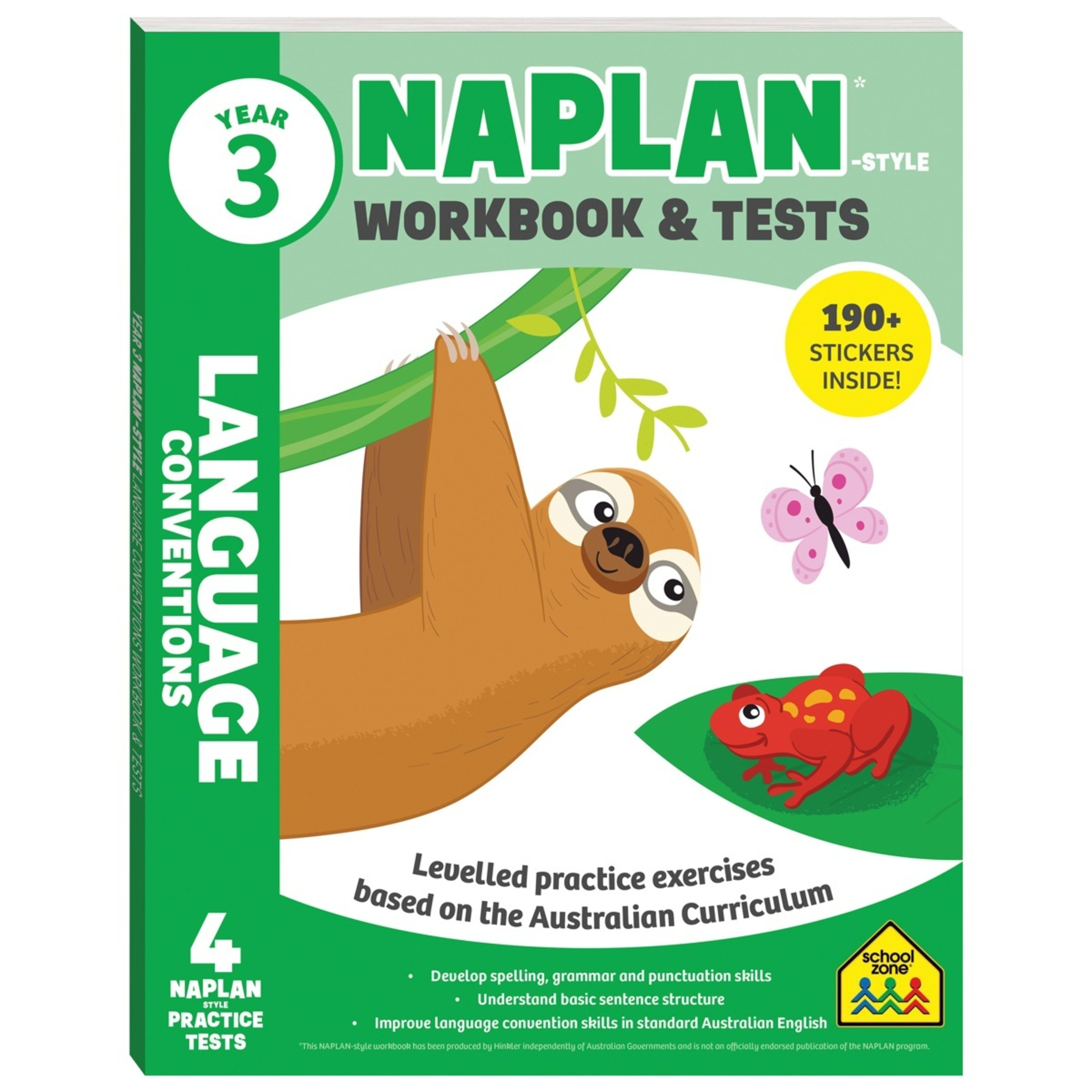 1 Naplan-Style Workbook and Tests Year 3: Language Conventions - Book, 1 of 5