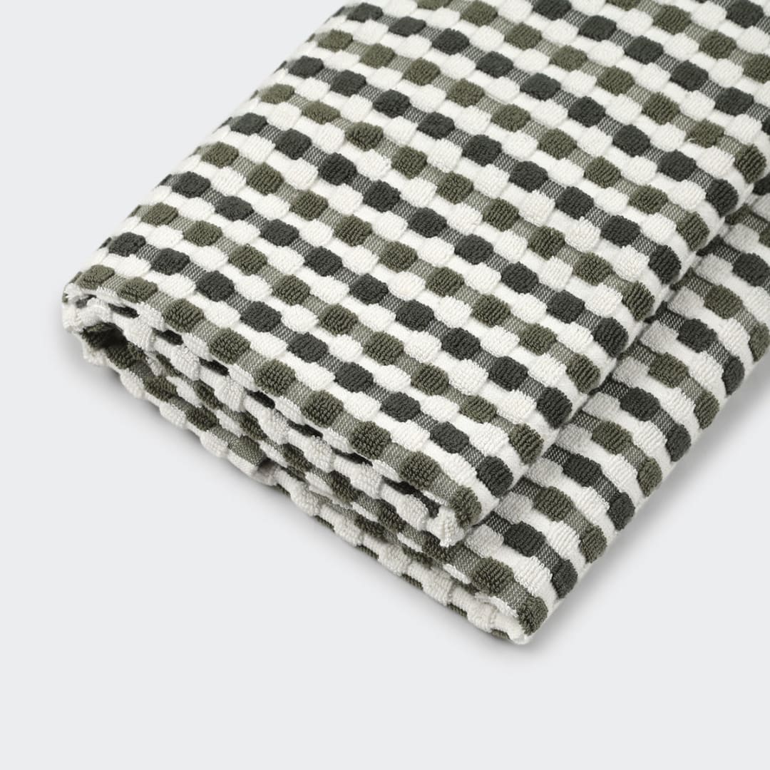 Olive Popcorn Cotton Bath Towel Kmart