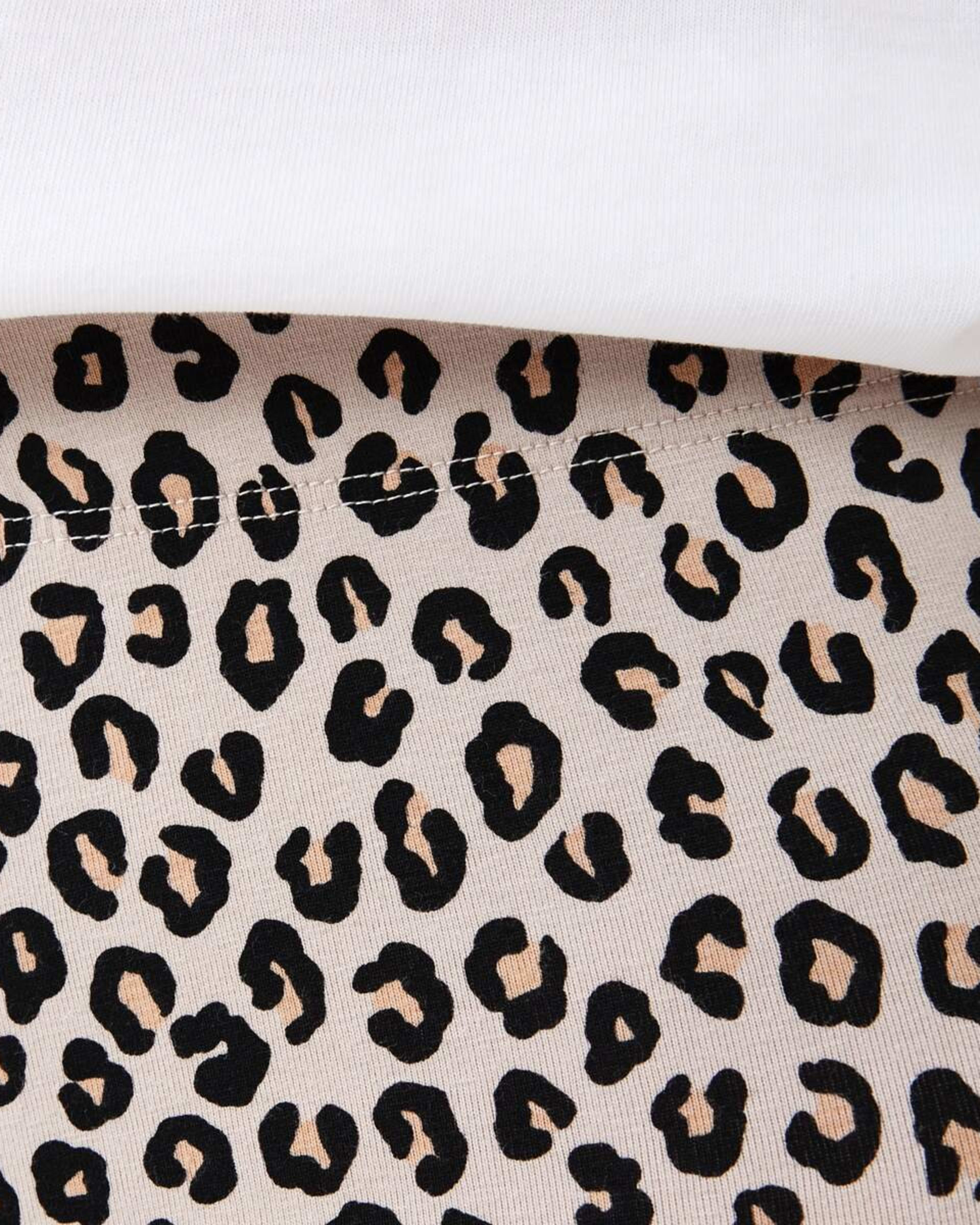 3 Print Bike Shorts ANIMAL MARKING BEIGE, 3 of 5