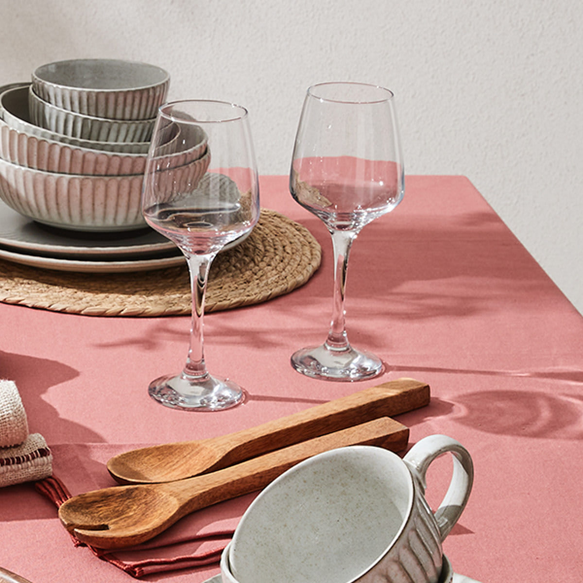 6 Santorini Red Wine Glasses Kmart