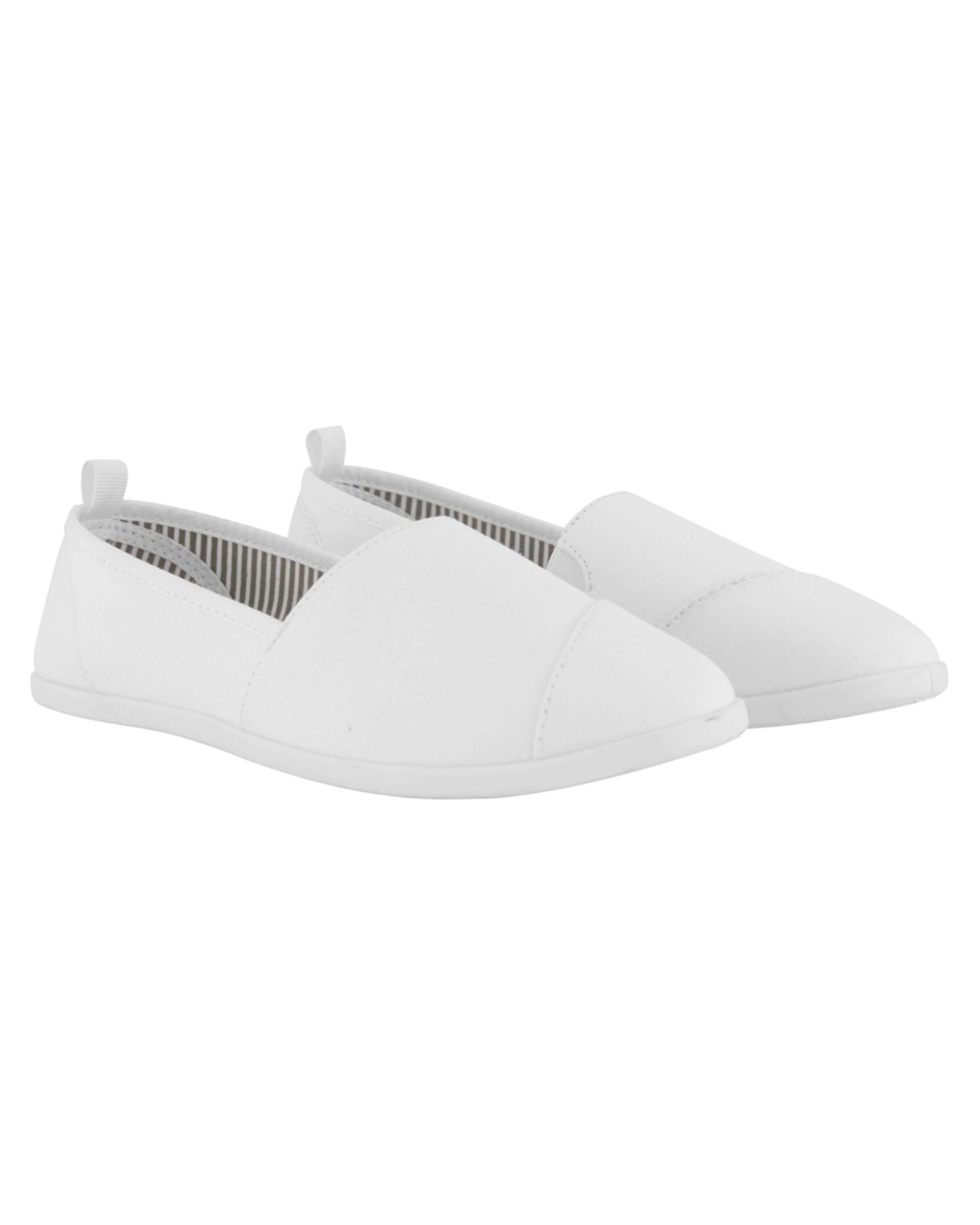 2 Canvas Slip On Sneakers WHITE, 2 of 5