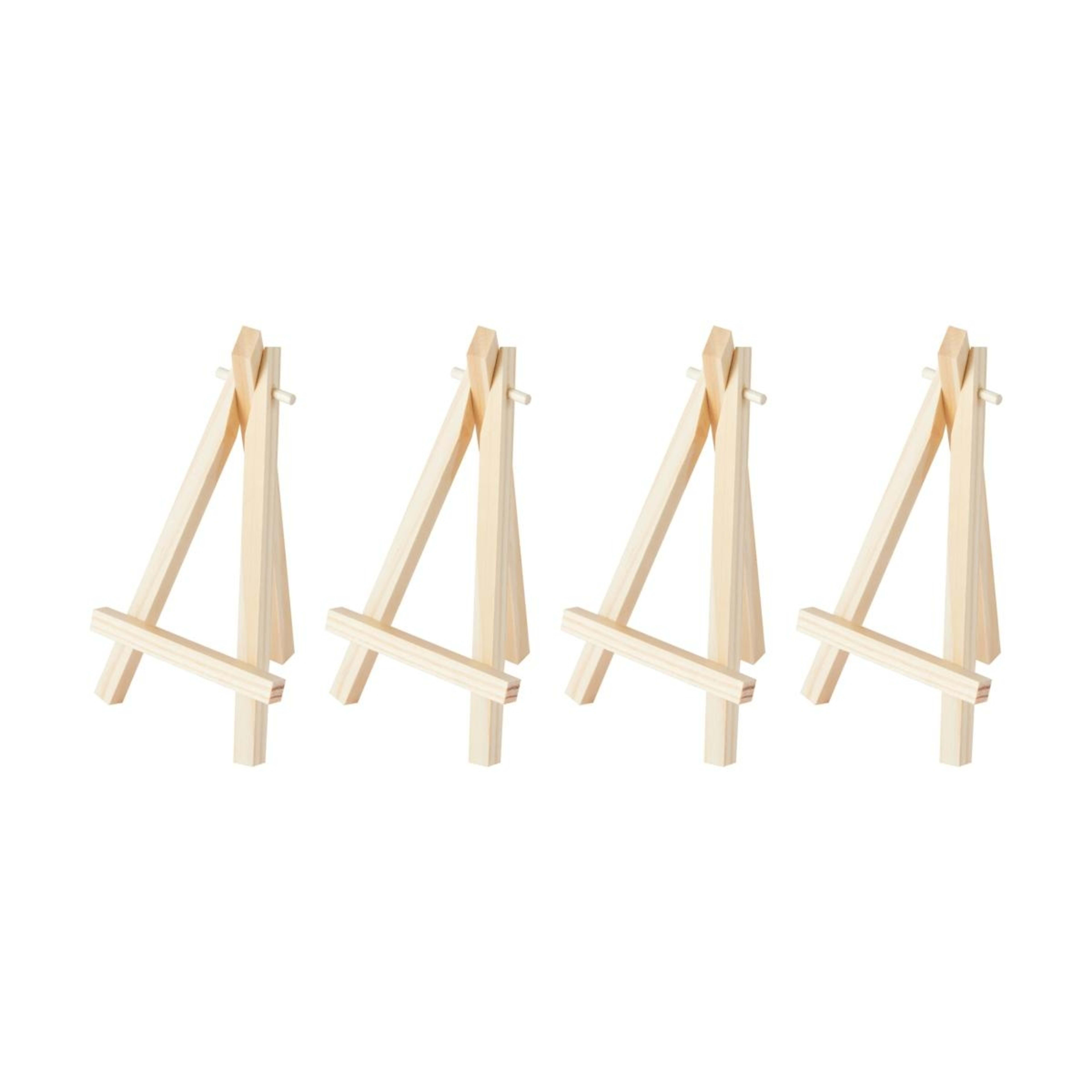 1 4 Pack Mini Easel Set