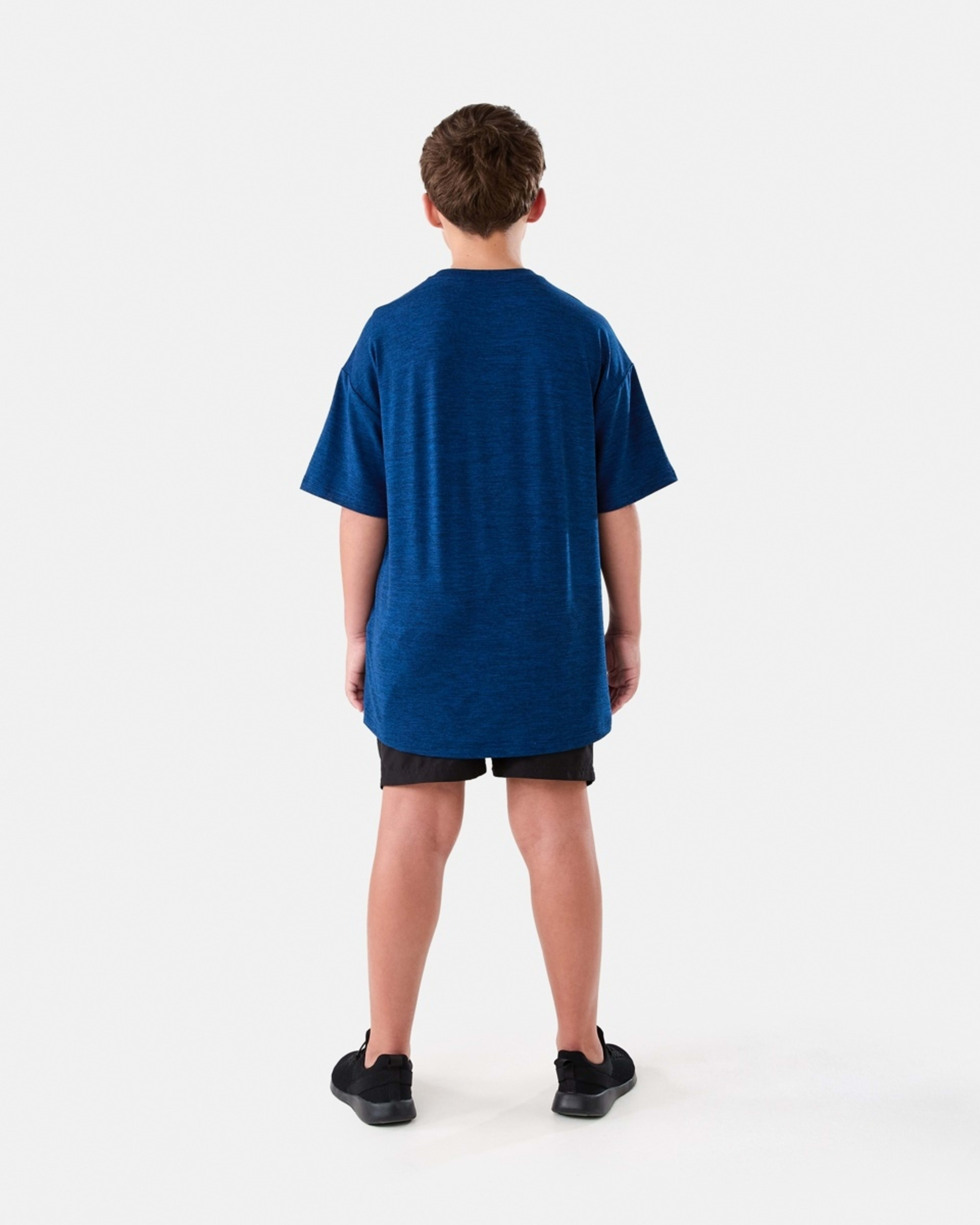 6 Active Kids T-shirt TEXTURED SPORT BLUE, 6 of 6