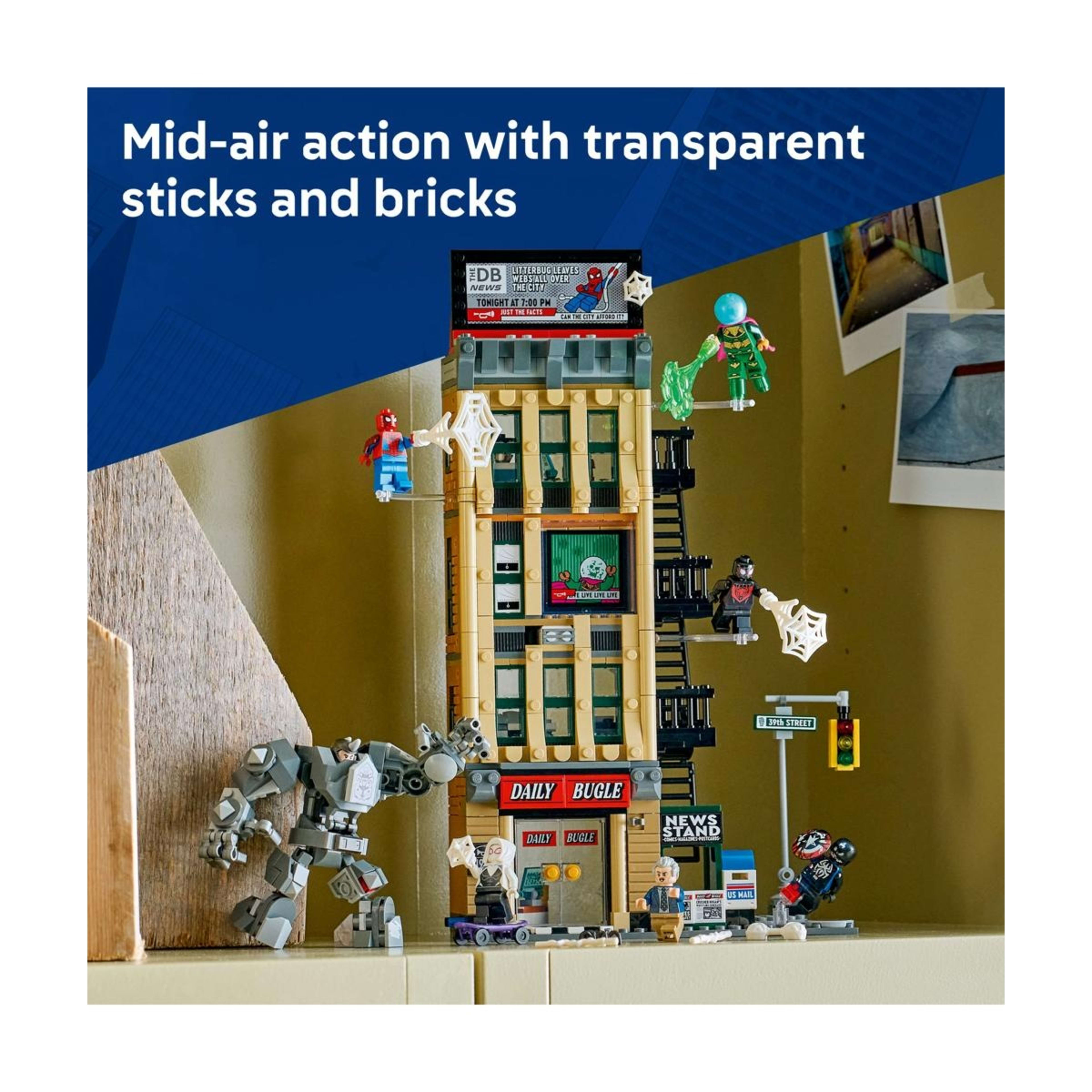 5 LEGO Super Heroes Spider-Man vs. Mysterio: The Daily Bugle 76342, 5 of 10