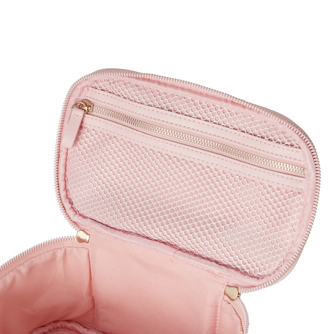 OXX Cosmetics Makeup Bag - Pink Palm - Kmart NZ