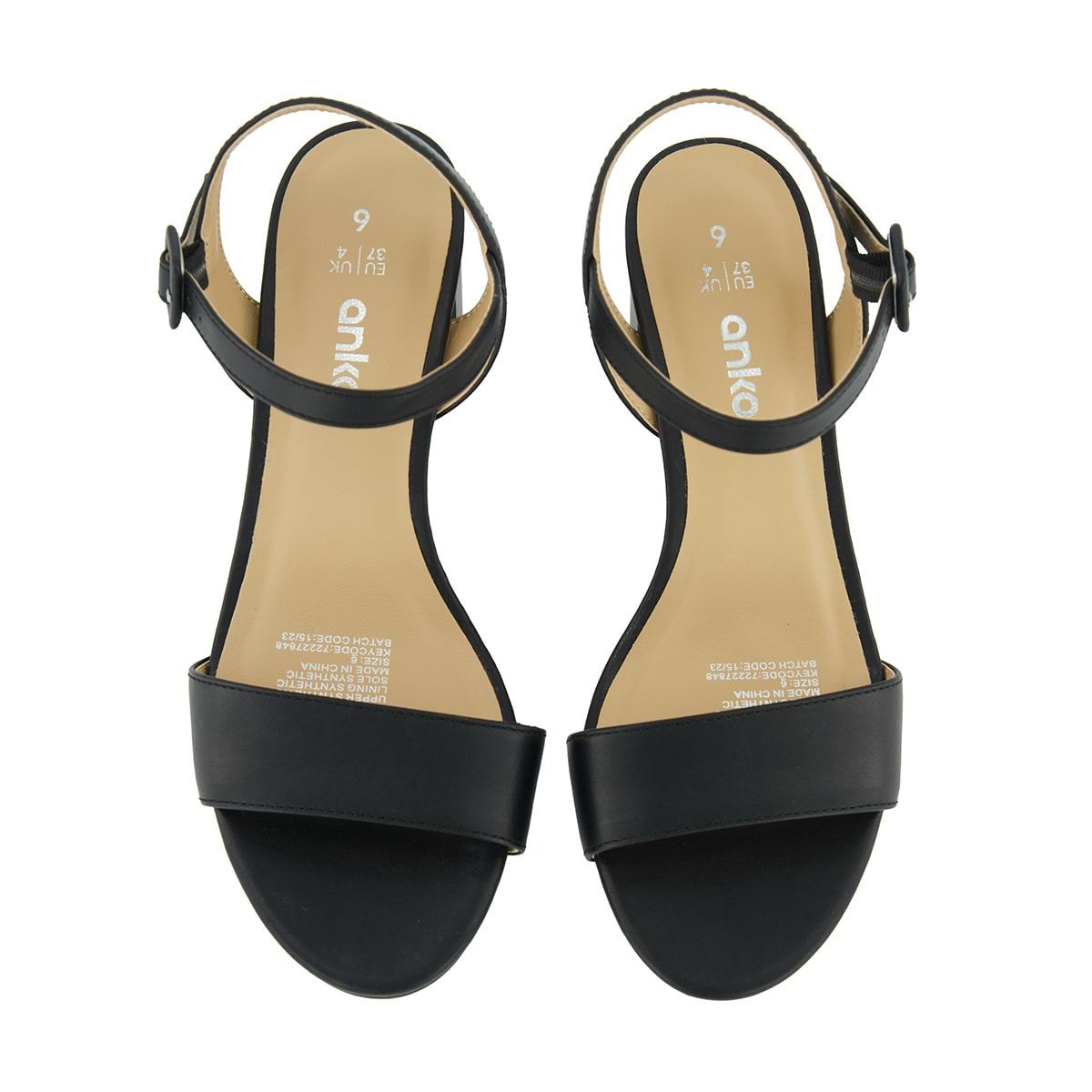 Basic Block Heel Dress Sandals Kmart