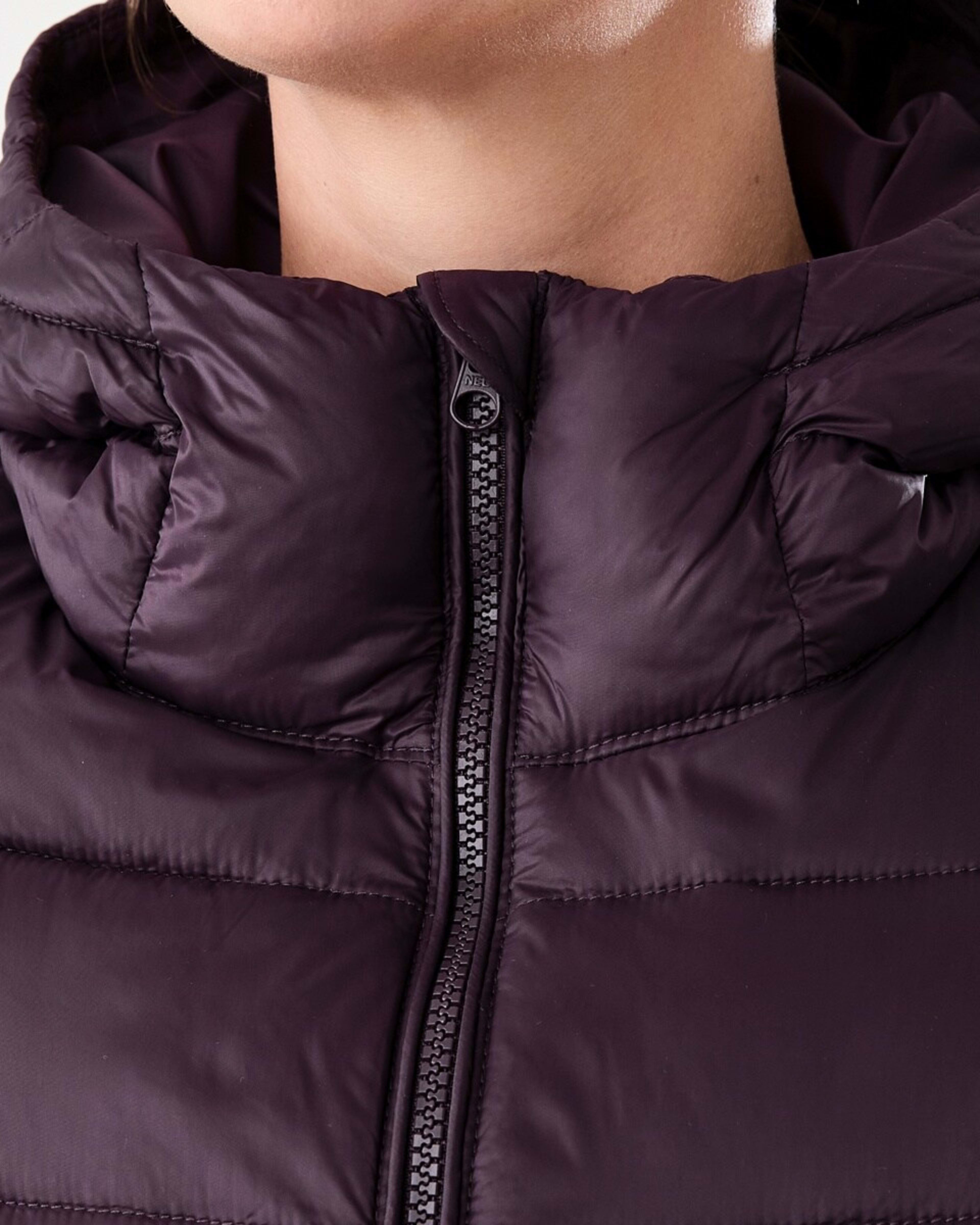 6 Active Womens Packable Puffer Jacket Deep Rasin, 6 of 7