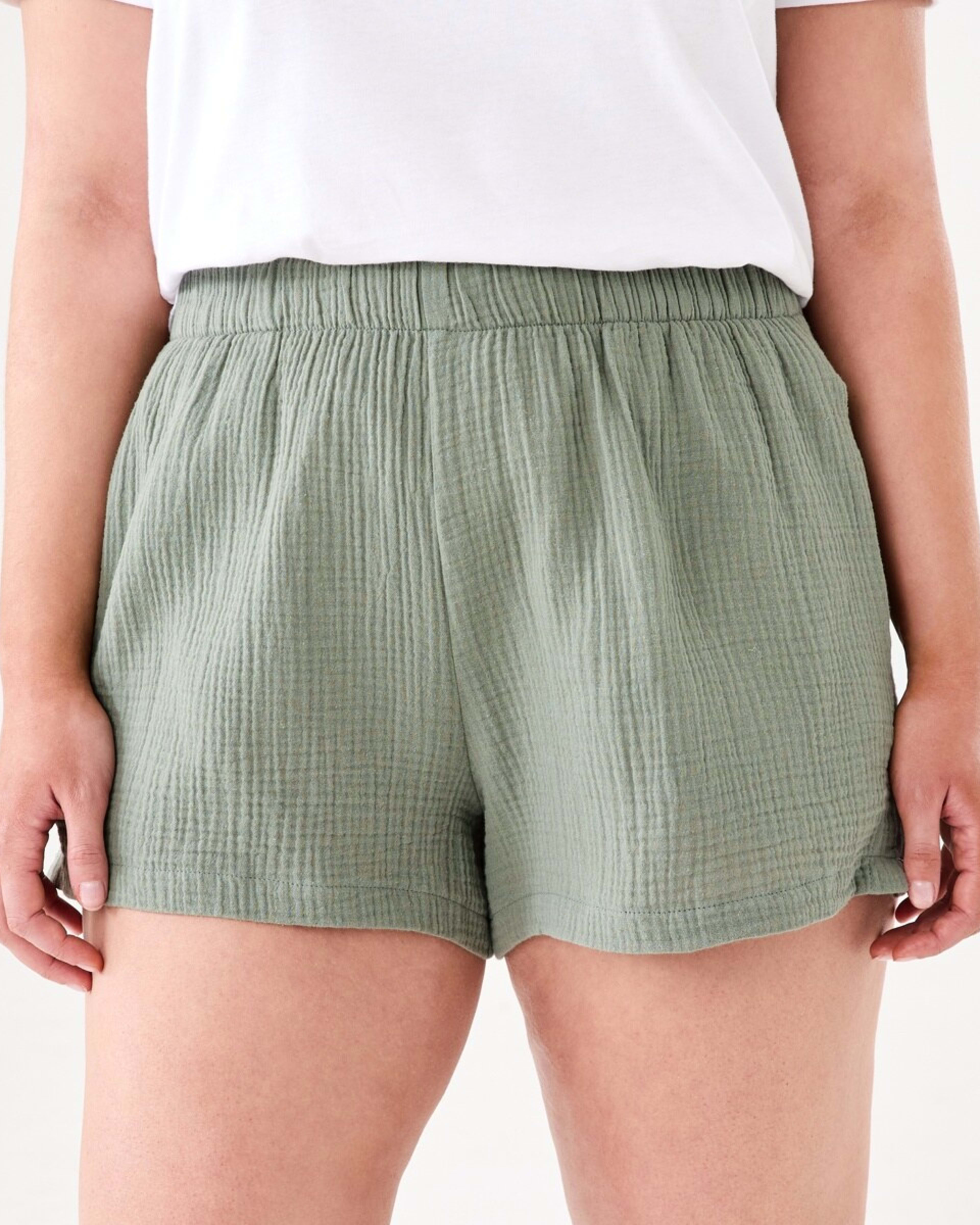 1 Double Cloth Shorts LIGHT KHAKI, 1 of 6