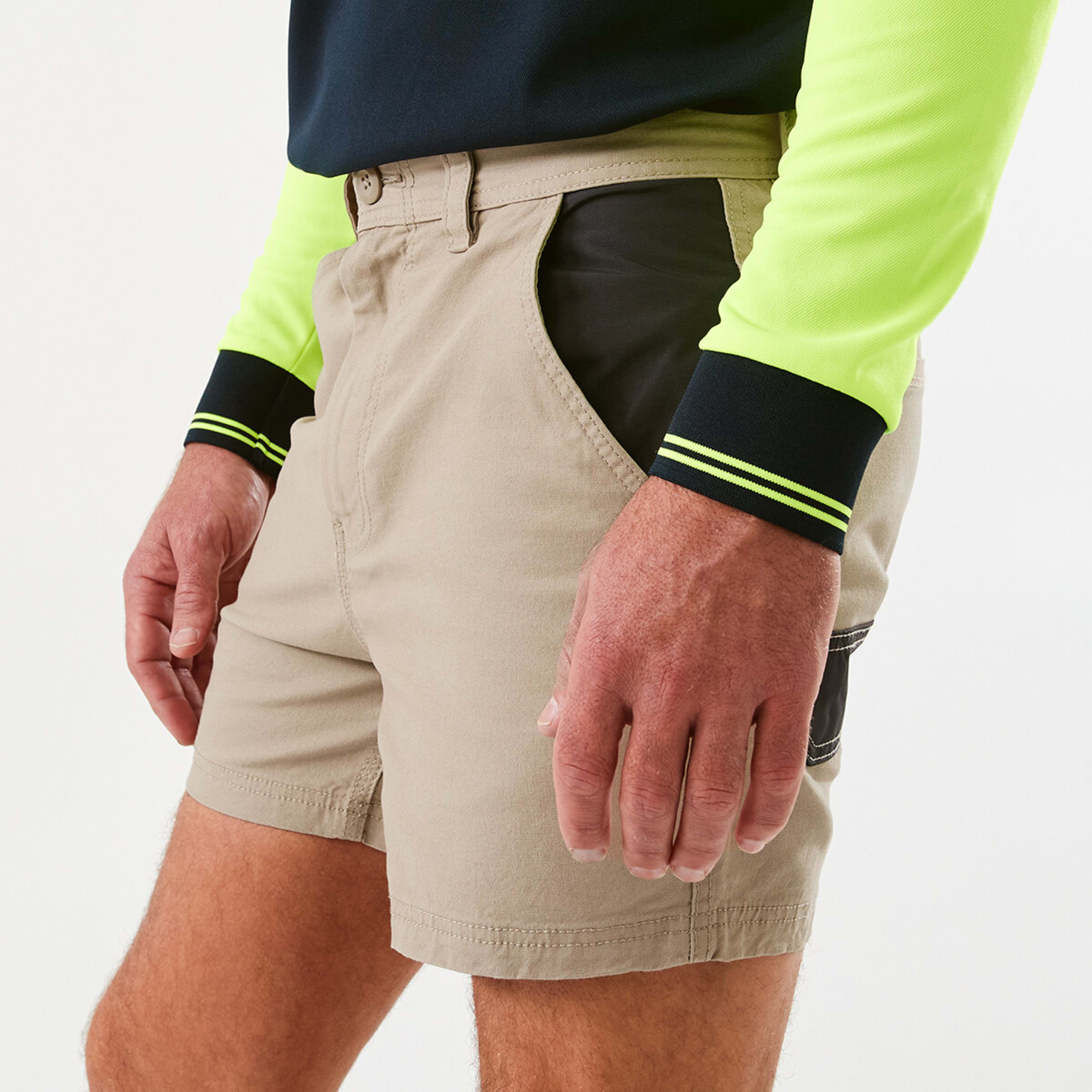 2 Workwear Short Length Work Shorts Dsrt Taupe, 2 of 7