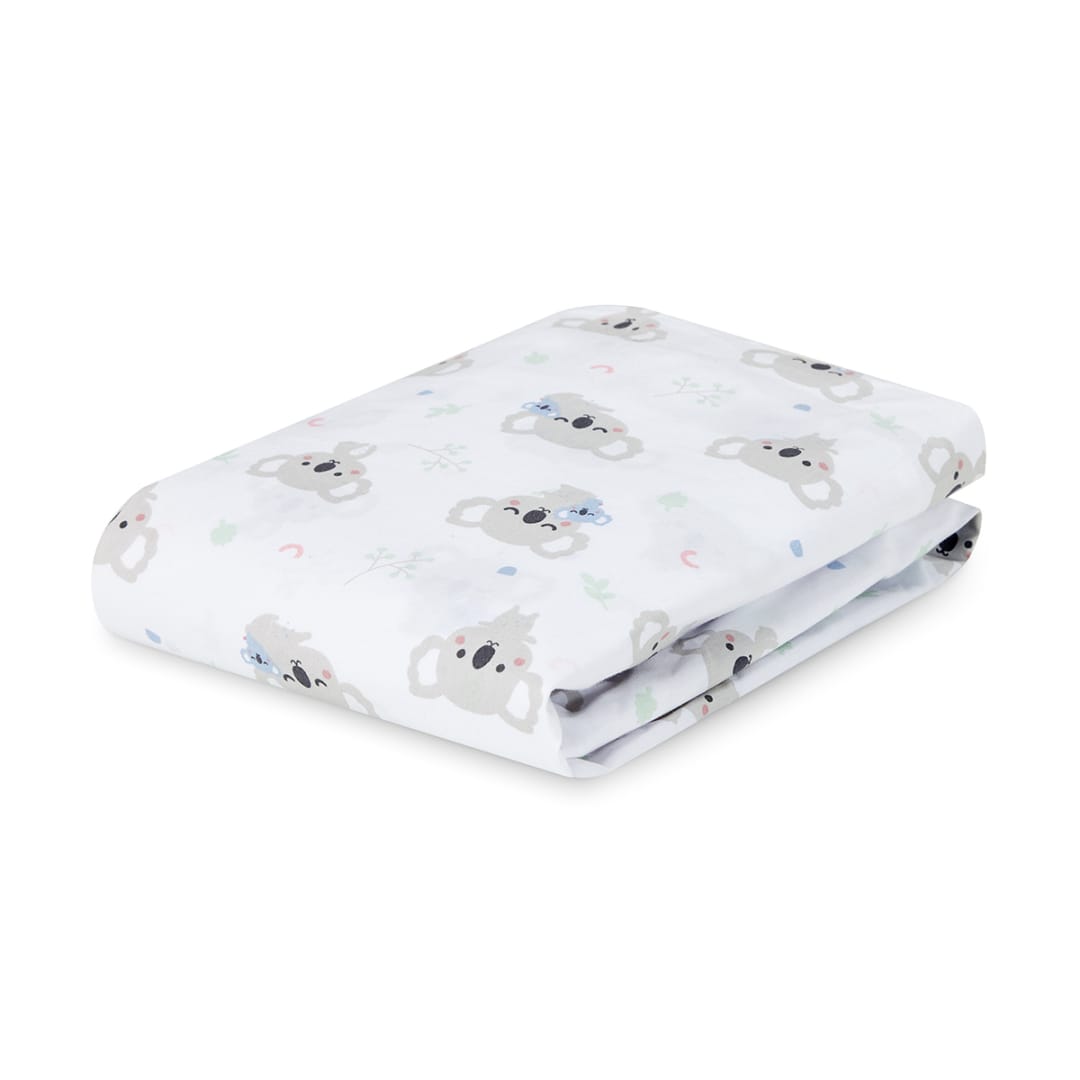2 Pack Organic Cotton Fitted Cot Sheets Koala Kmart