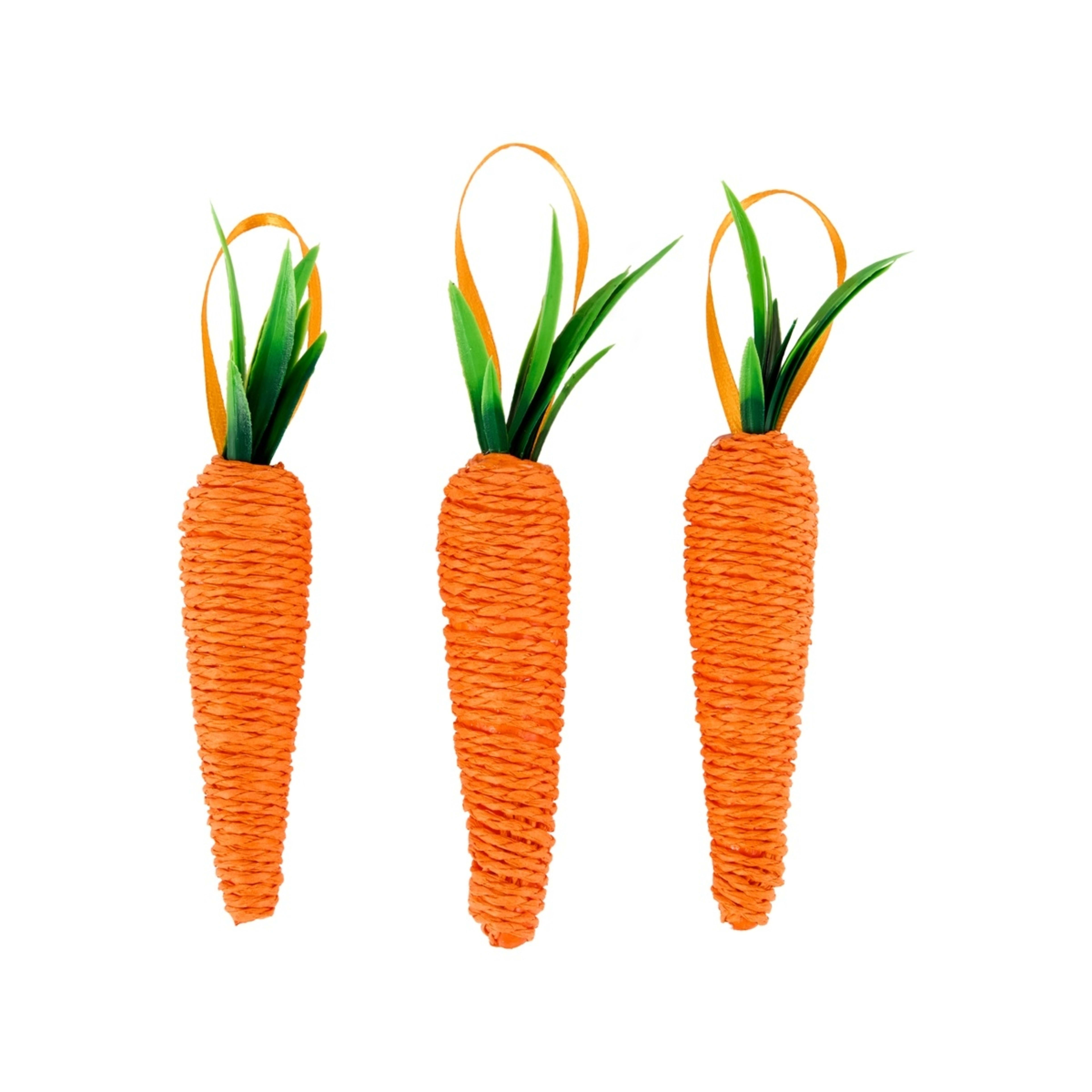 1 3 Pack Easter Craft Carrot Embellishment, 1 of 2
