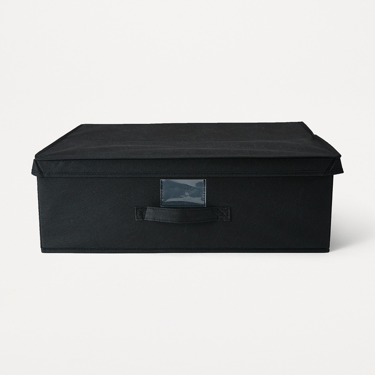 Underbed Storage Box Black Kmart