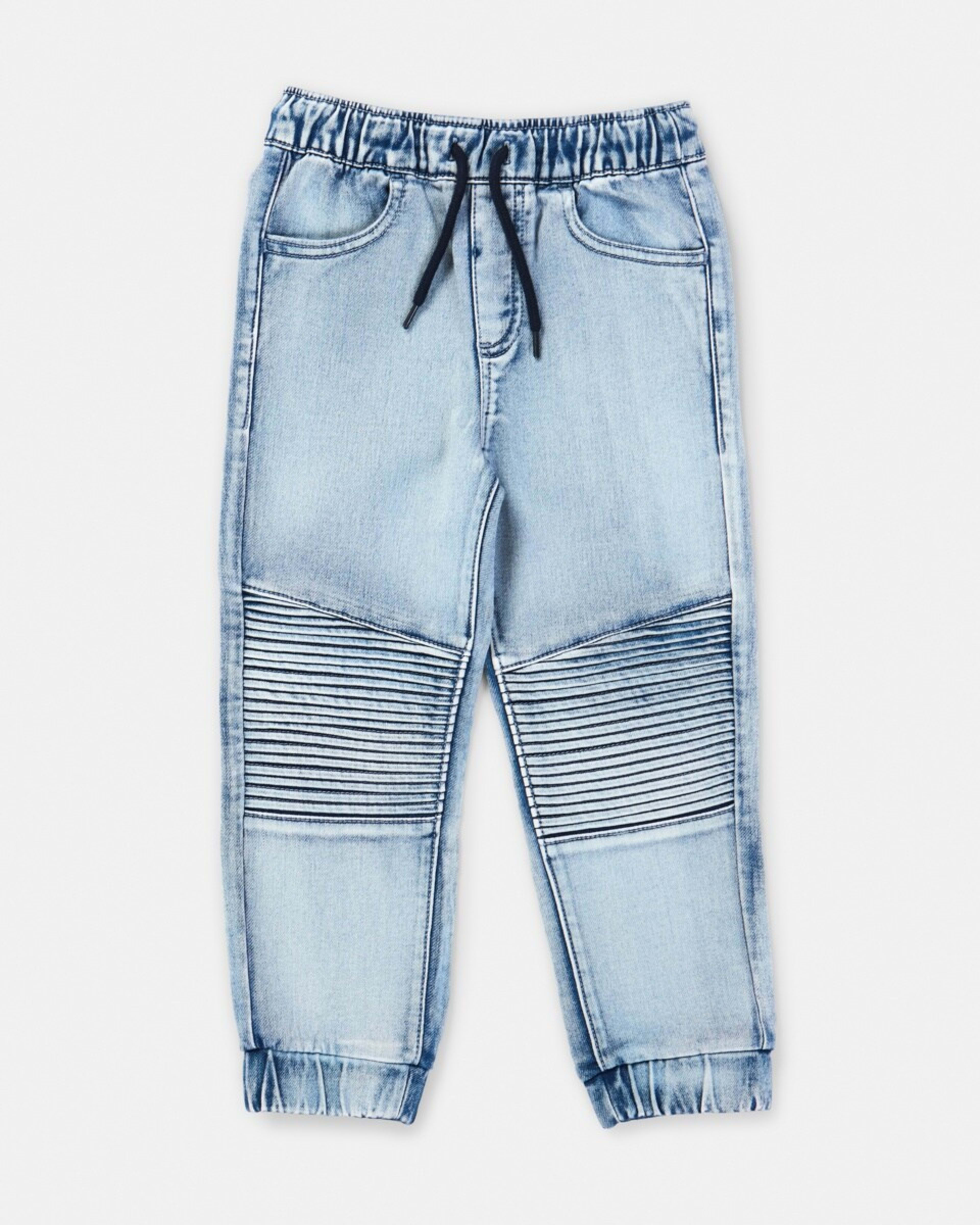 9 Moto Denim Jeans LIGHT WASH, 9 of 10
