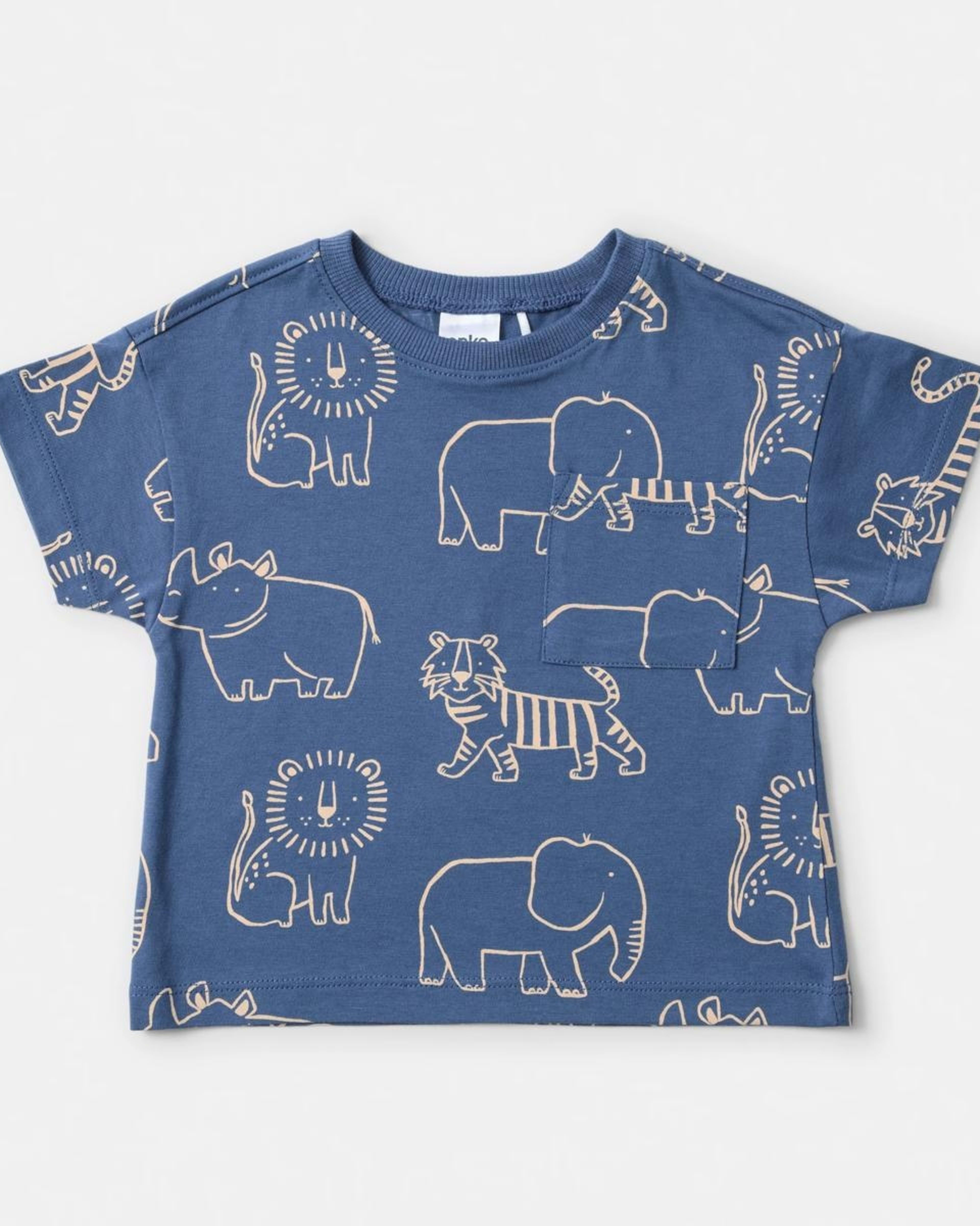 5 3 Pack Short Sleeve T-shirt BROWN LION, 5 of 8