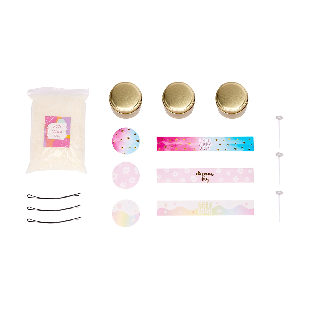 Positivity Candles Decorating Kit Kmart