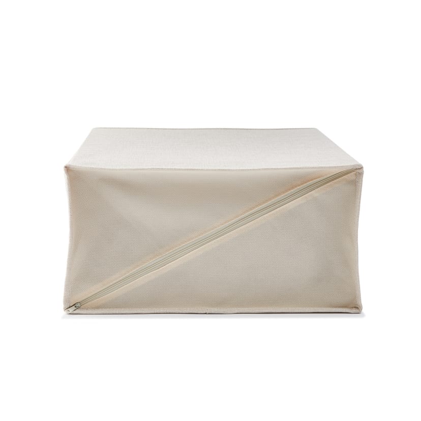 Linen Look Clothing Storage Box - Beige - Kmart