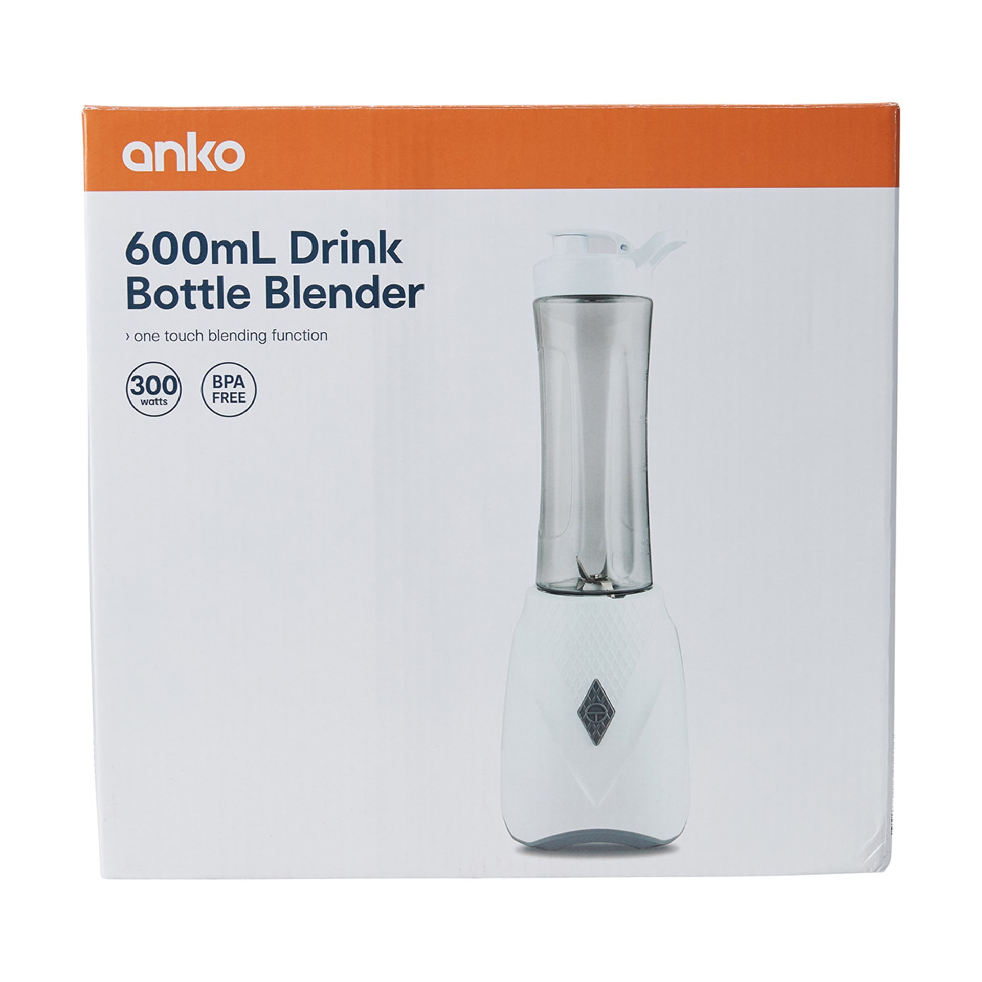600ml Drink Bottle Blender White Kmart