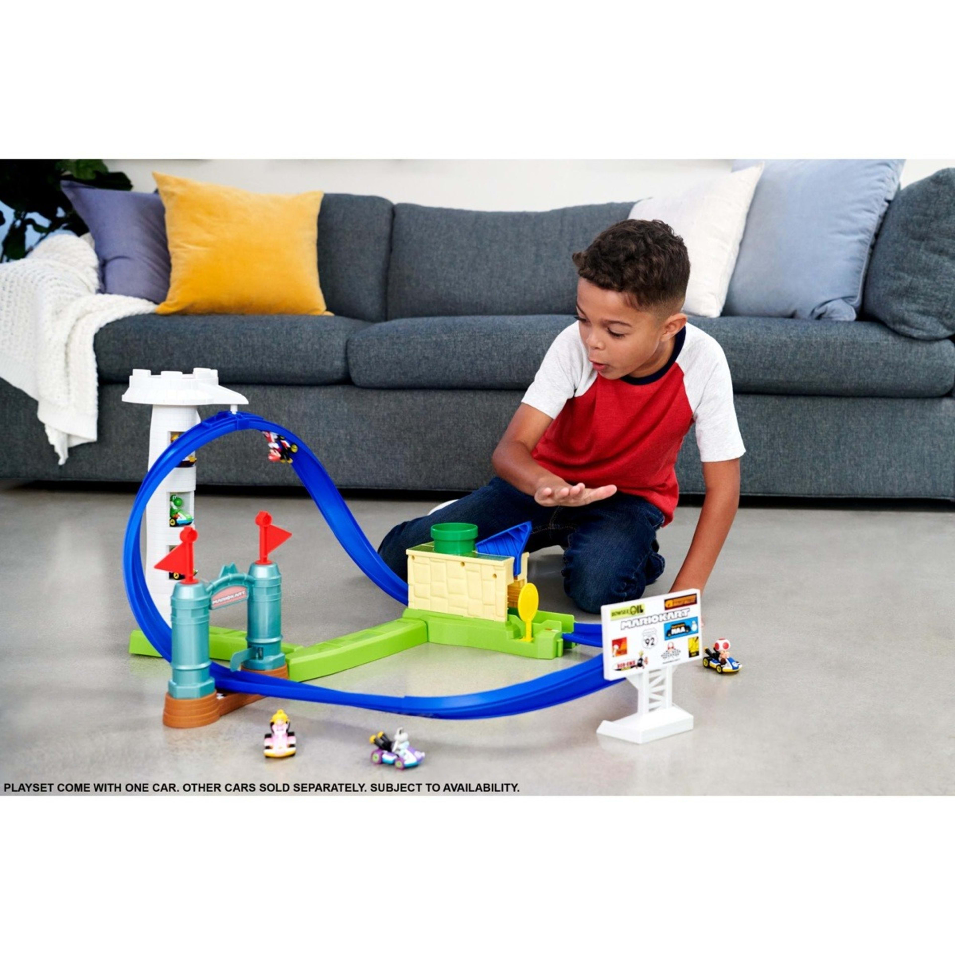 8 Hot Wheels Mario Kart Circuit Slam Track Set, 8 of 8
